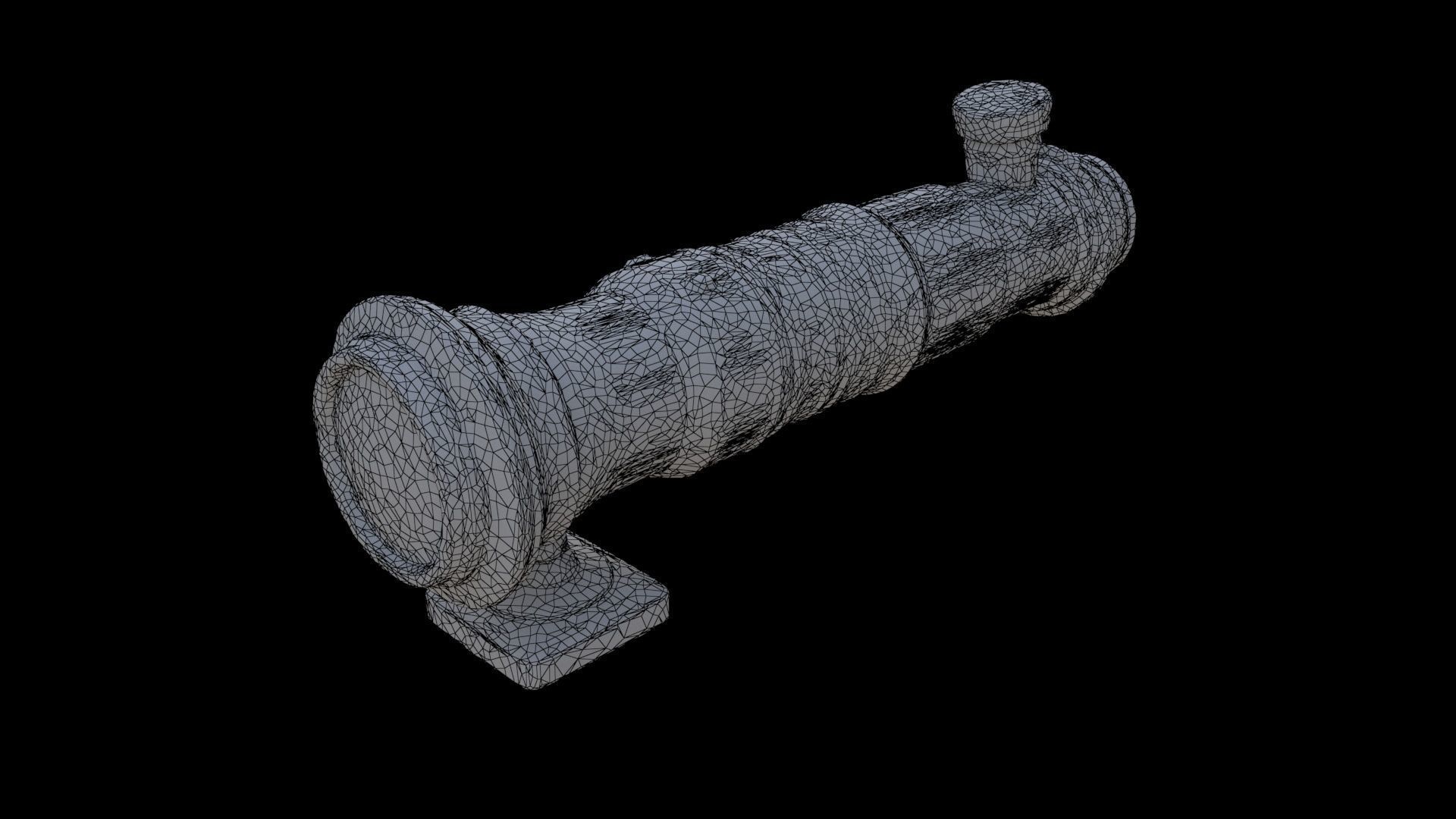 Bronze Spyglass 3D model_5