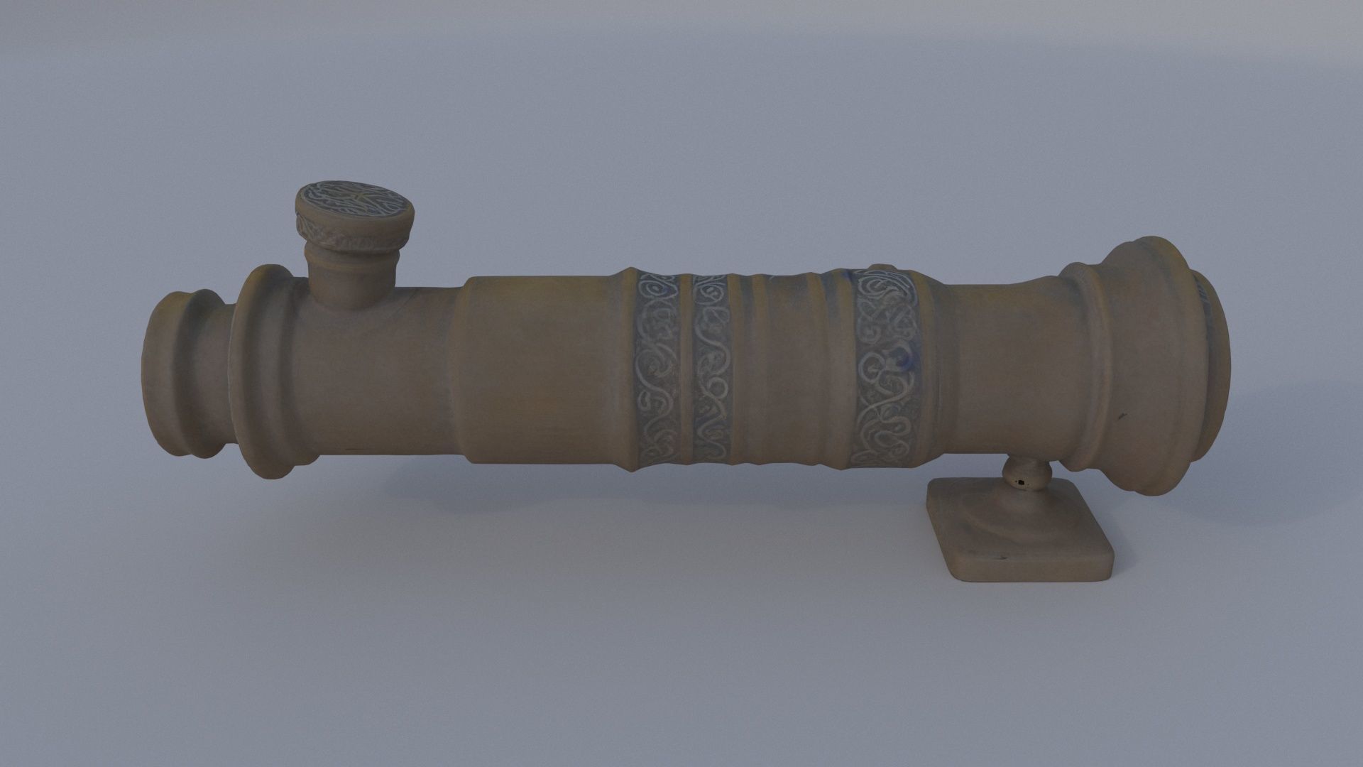 Bronze Spyglass 3D model_4