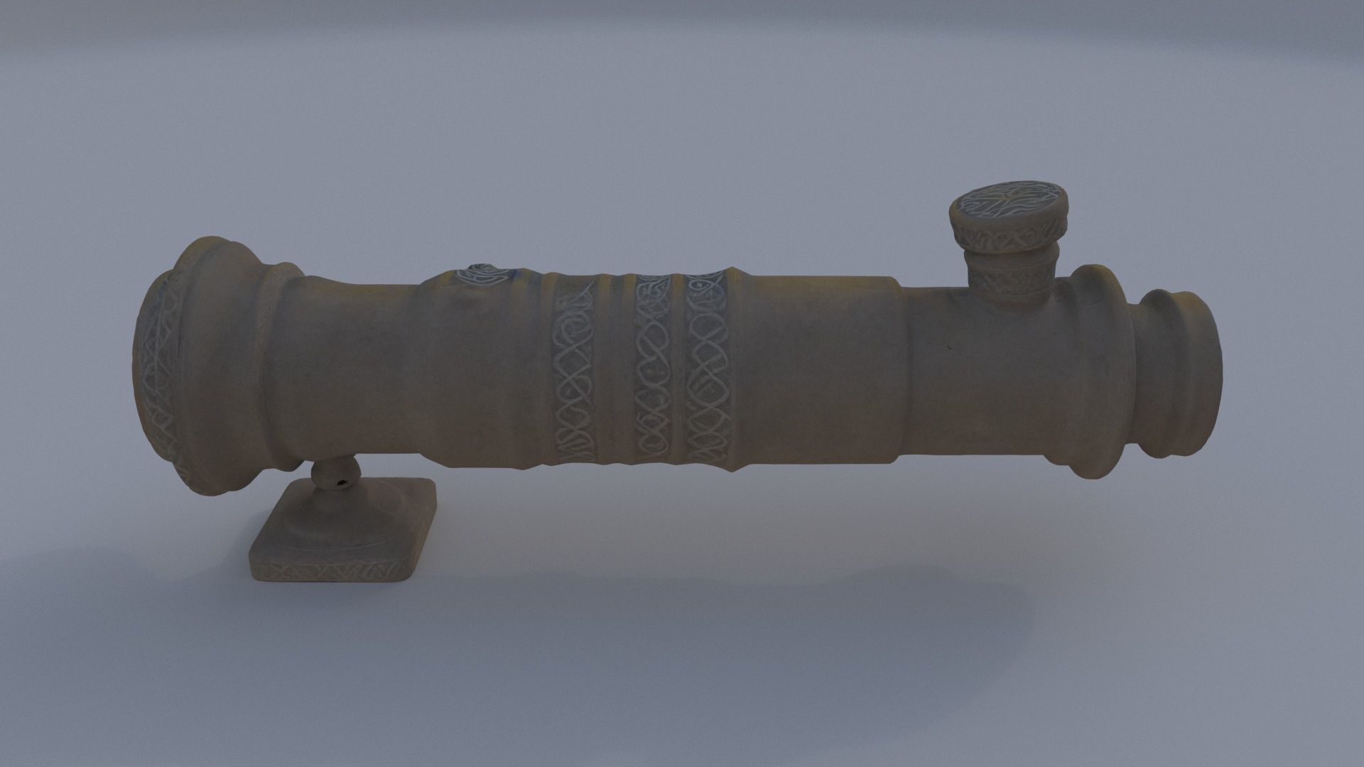 Bronze Spyglass 3D model_1