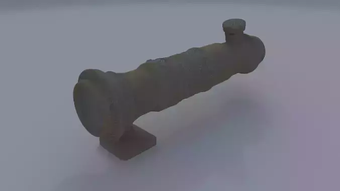 Bronze Spyglass 3D model
