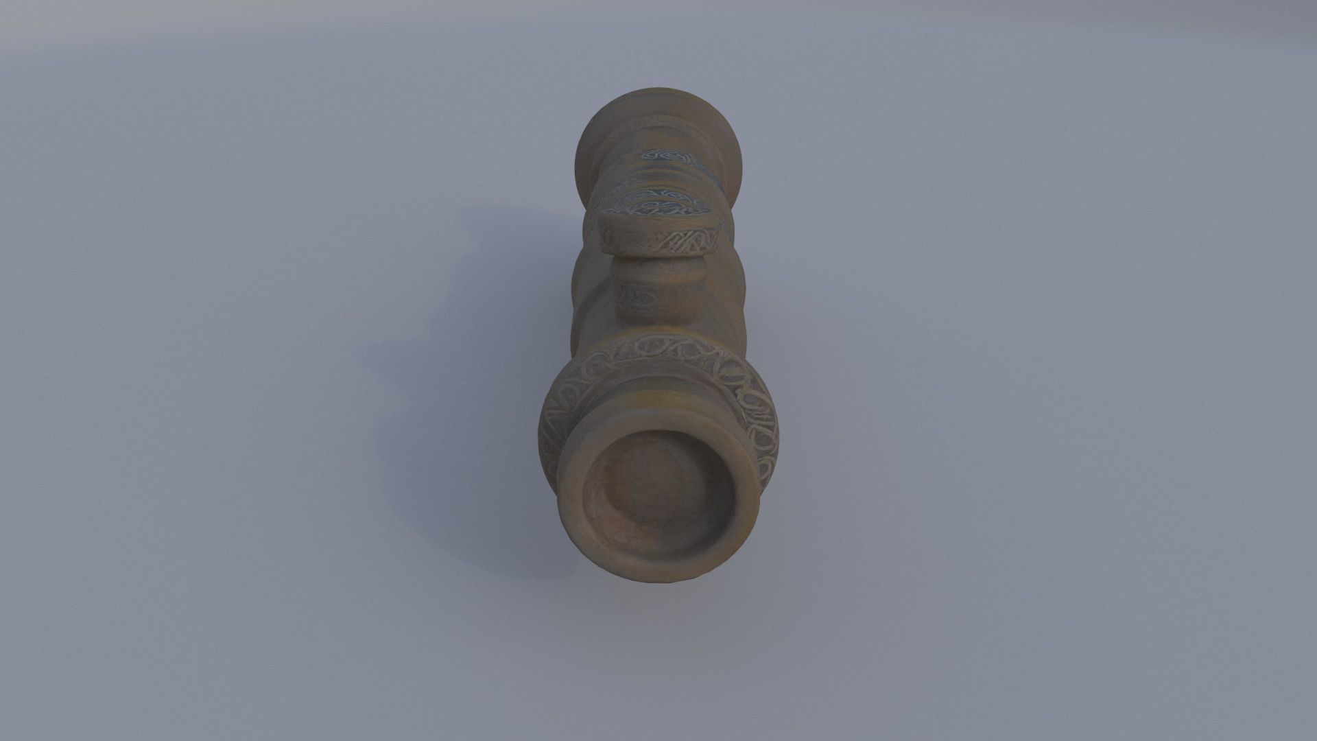 Bronze Spyglass 3D model_2