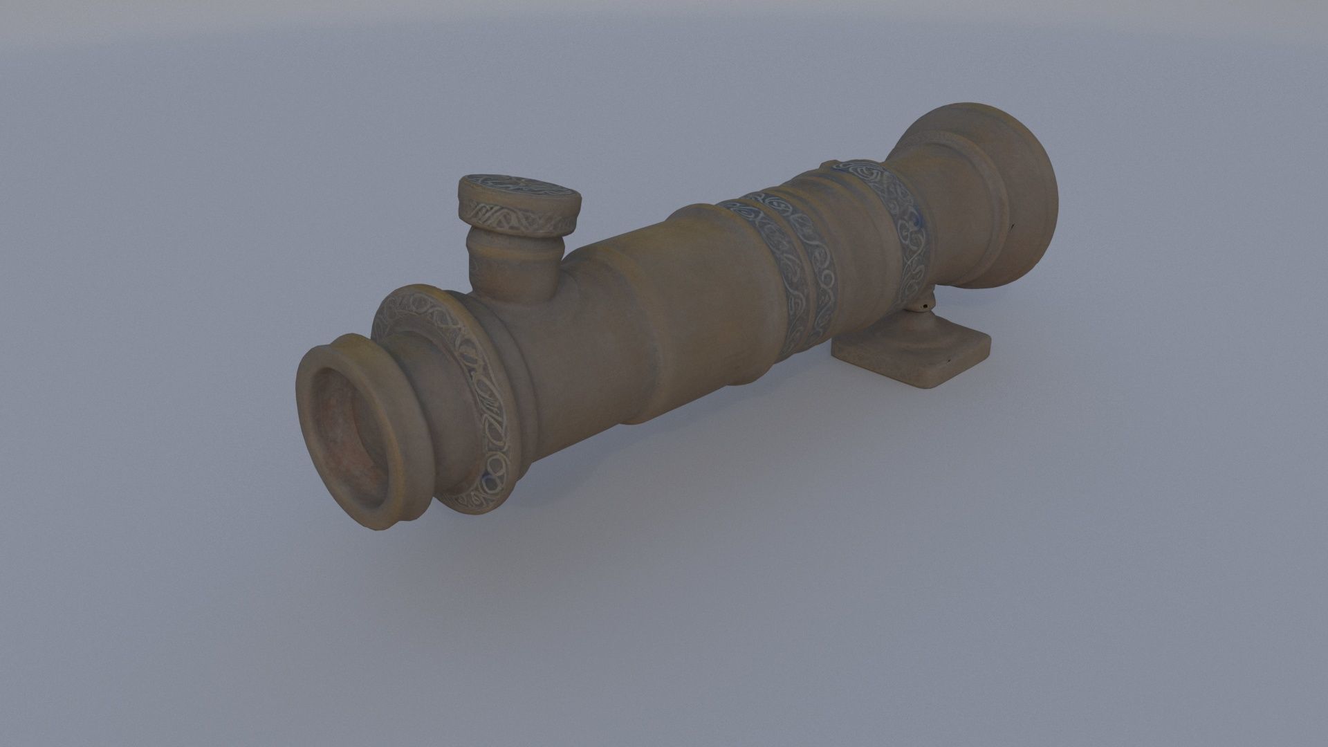 Bronze Spyglass 3D model_3