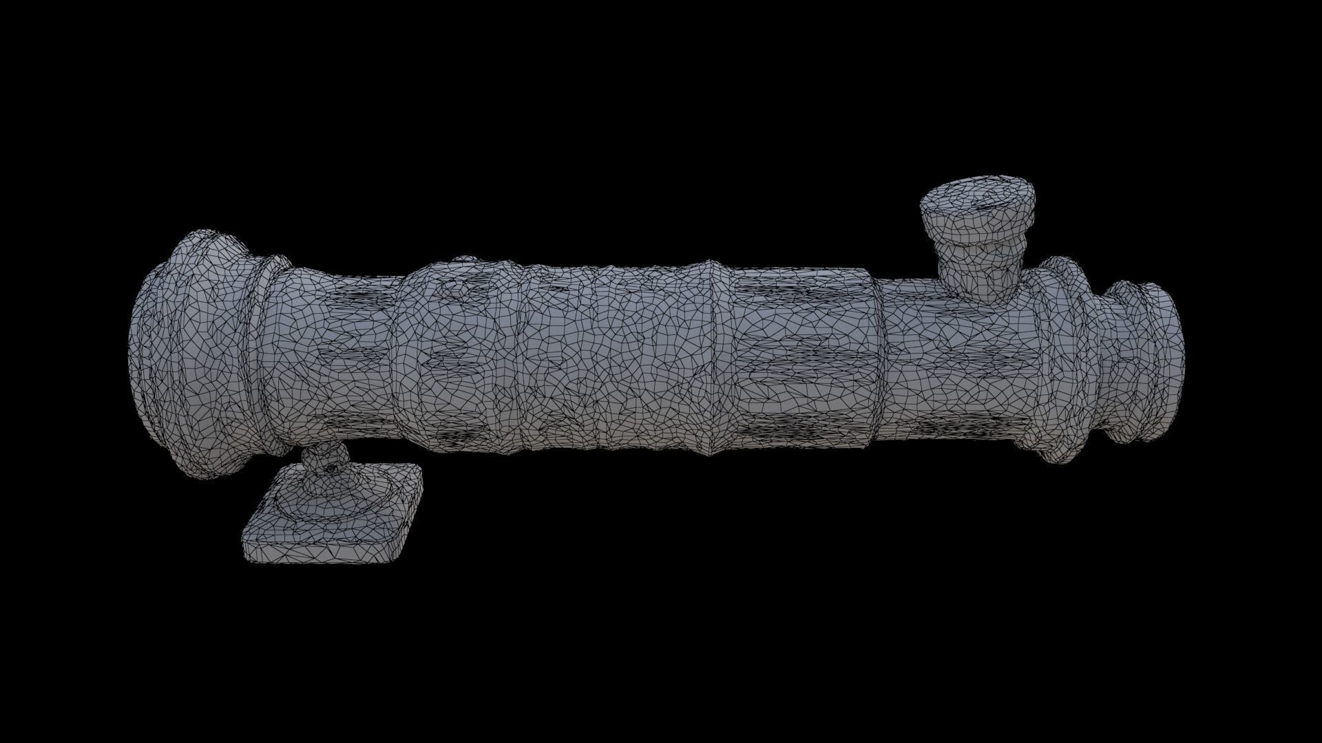 Bronze Spyglass 3D model_6