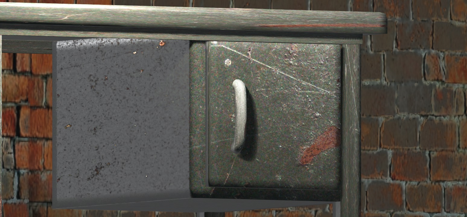 Abundantindianstudytable Low-poly 3D model_2