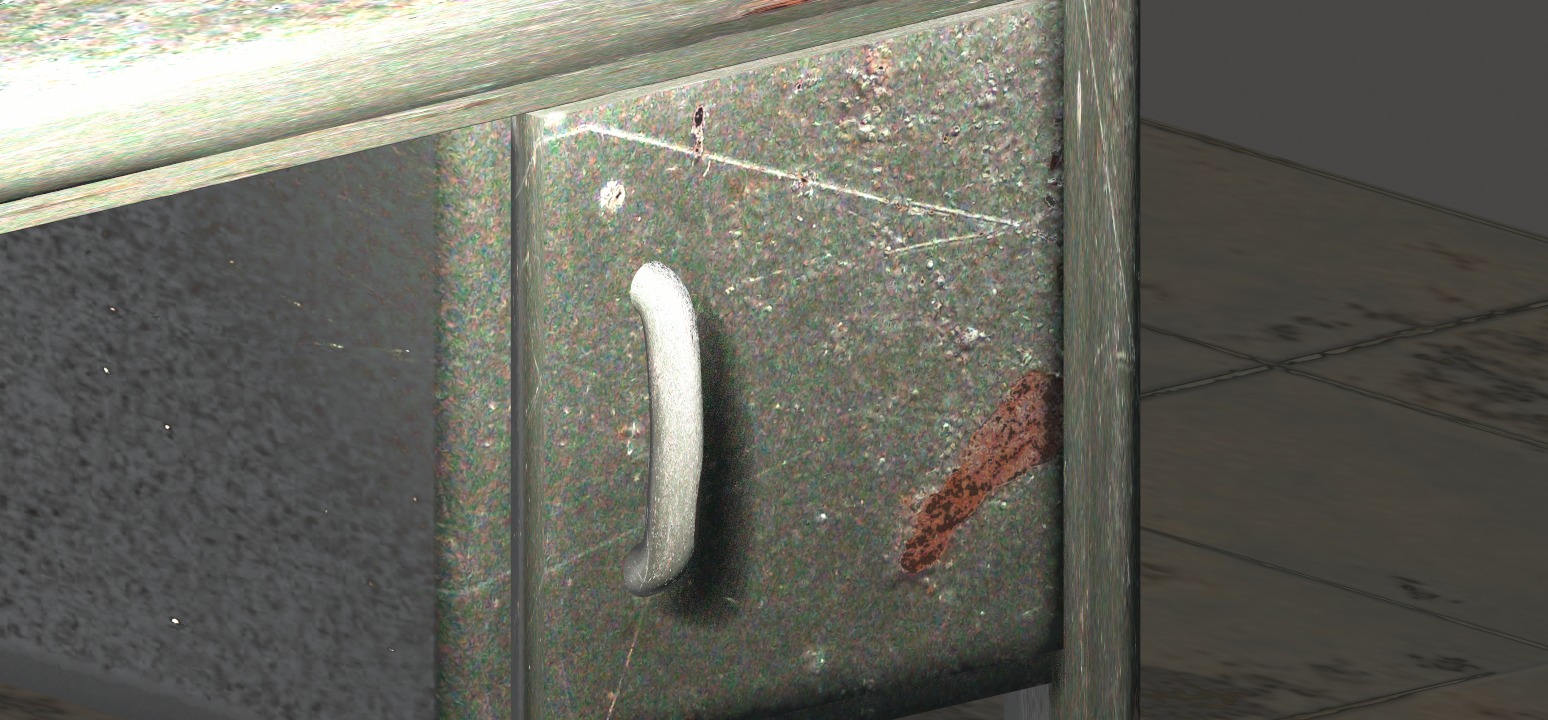 Abundantindianstudytable Low-poly 3D model_4