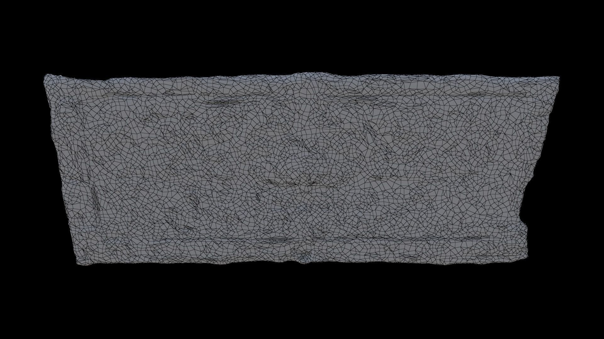 Carved Oak Wall Panel 3D model_6