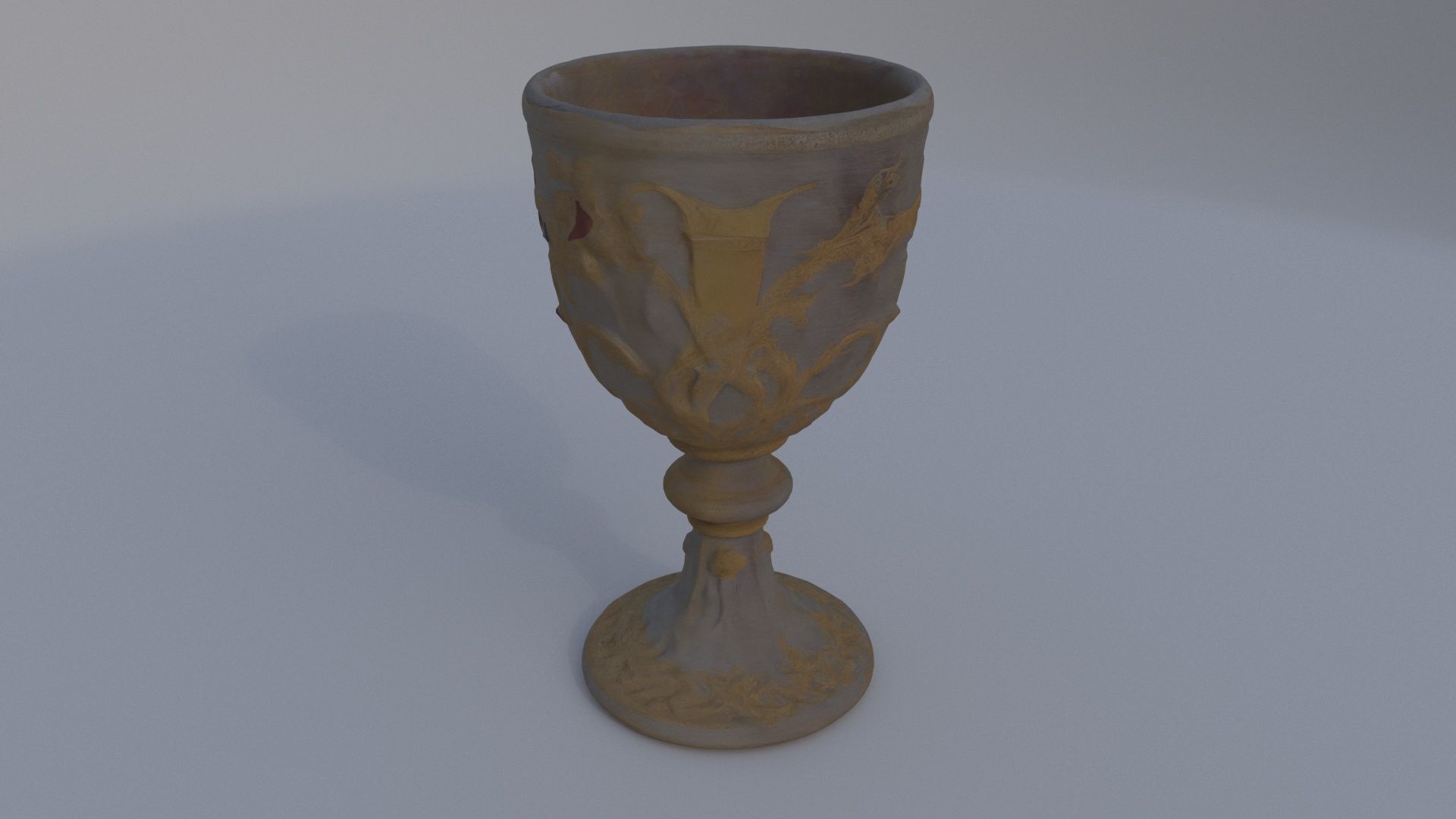 Ceremonial Wedding Chalice 3D model_2