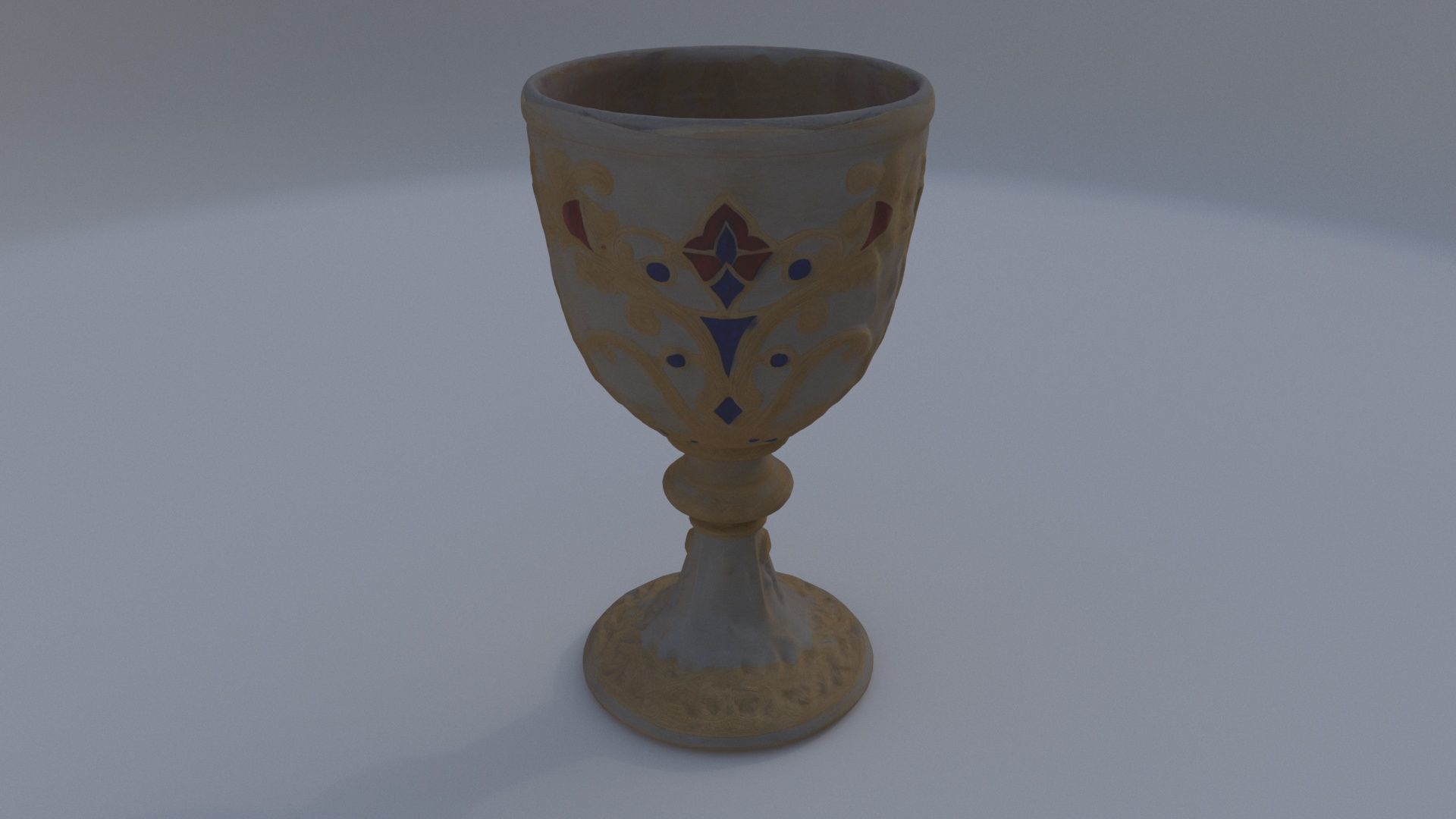 Ceremonial Wedding Chalice 3D model_1