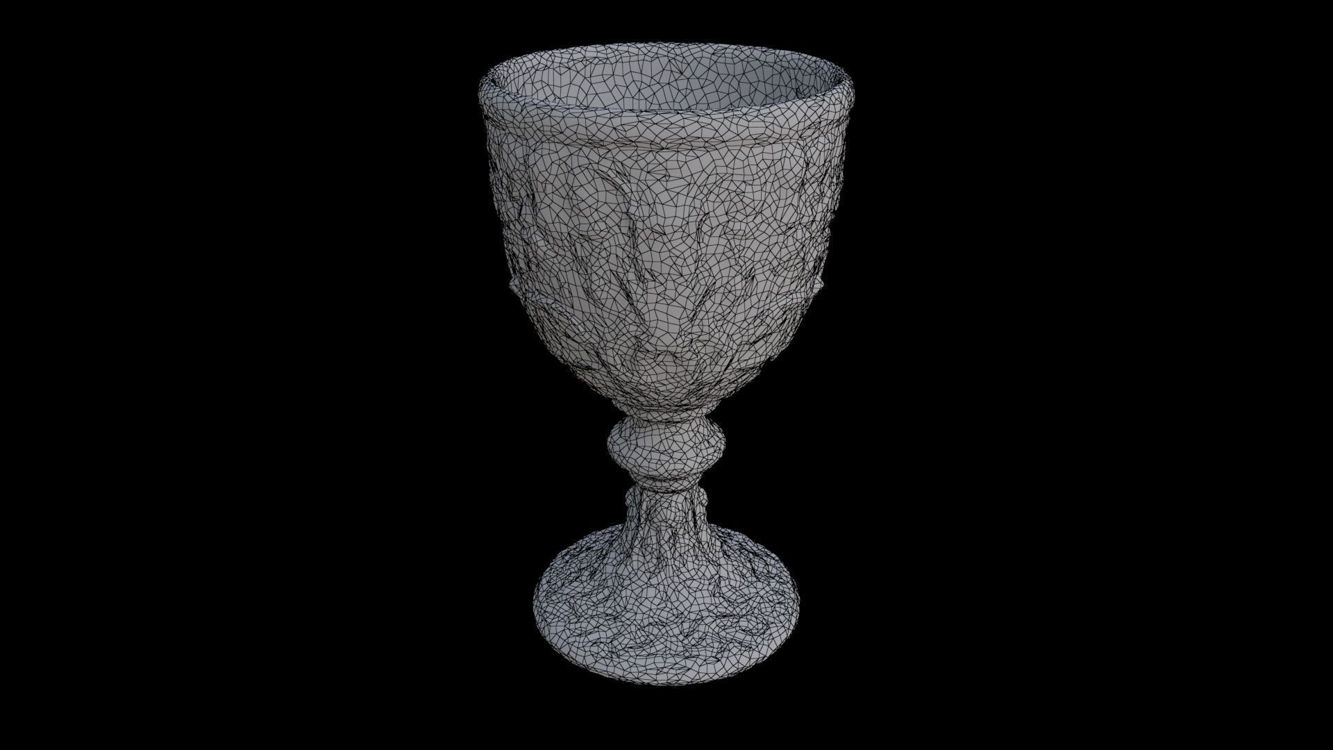 Ceremonial Wedding Chalice 3D model_7