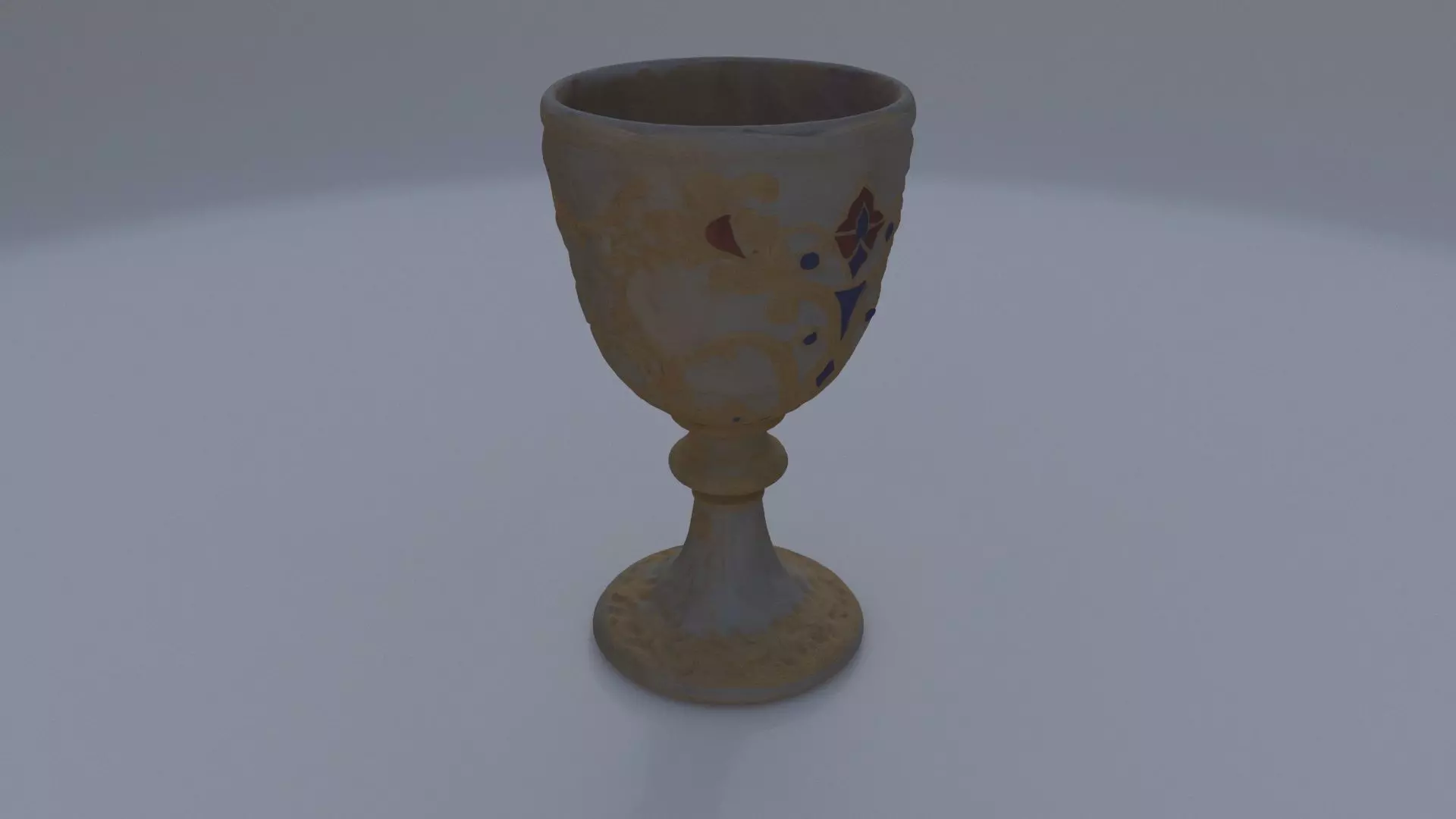 Ceremonial Wedding Chalice 3D model_0