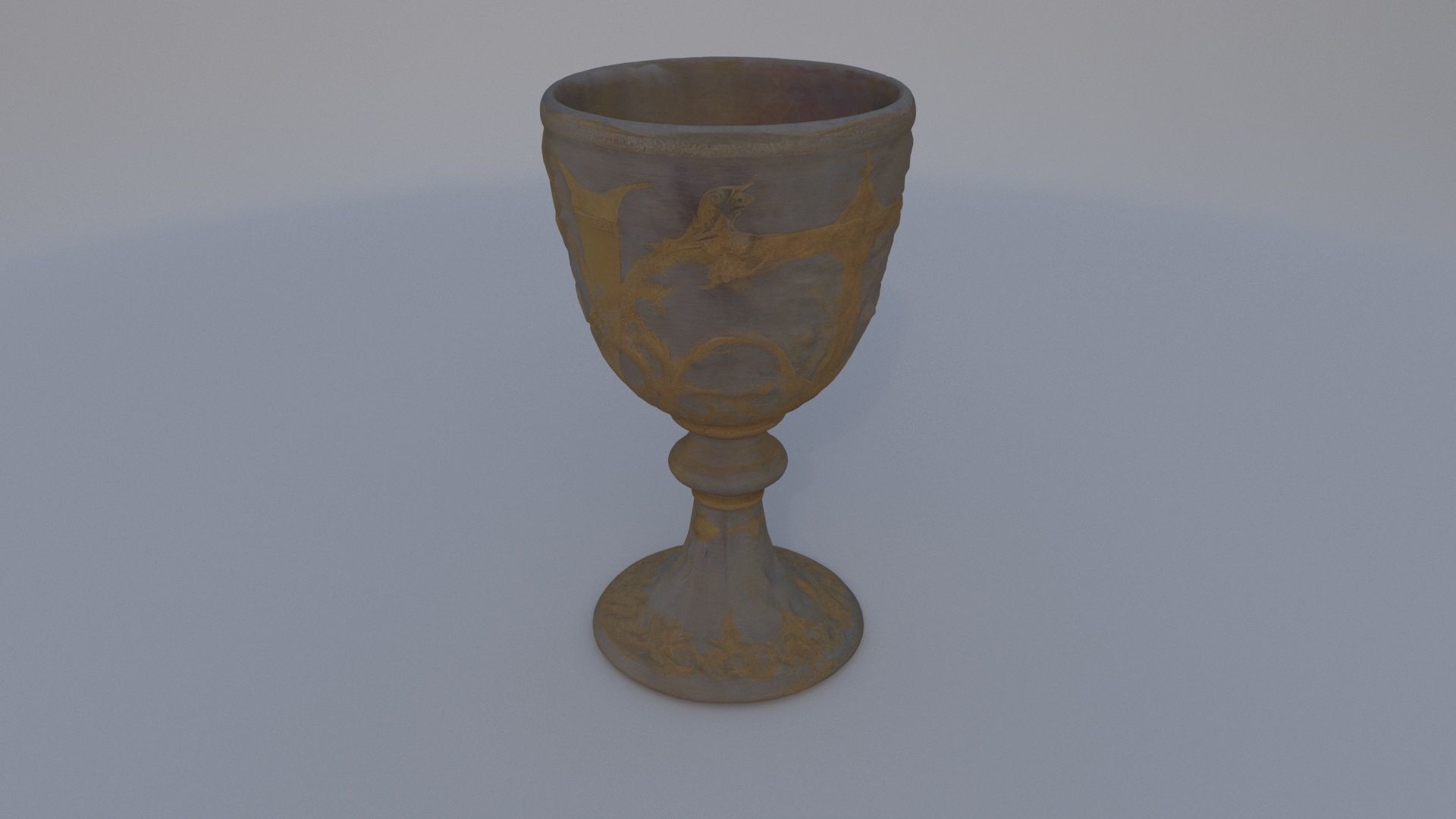 Ceremonial Wedding Chalice 3D model_3