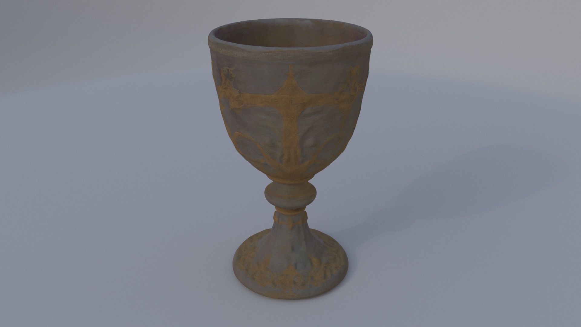 Ceremonial Wedding Chalice 3D model_4