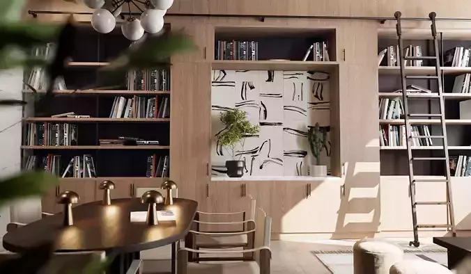 ArchViz Scene Vol 3 - Study Room