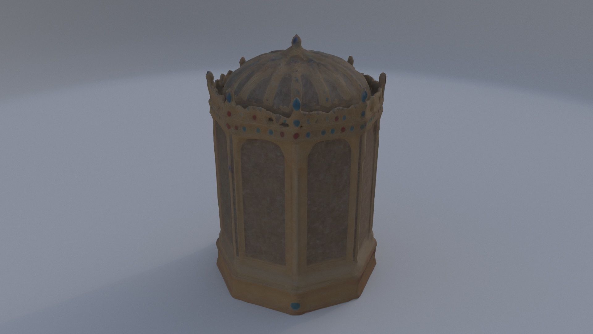Crown Jewel Display Case 3D model_1