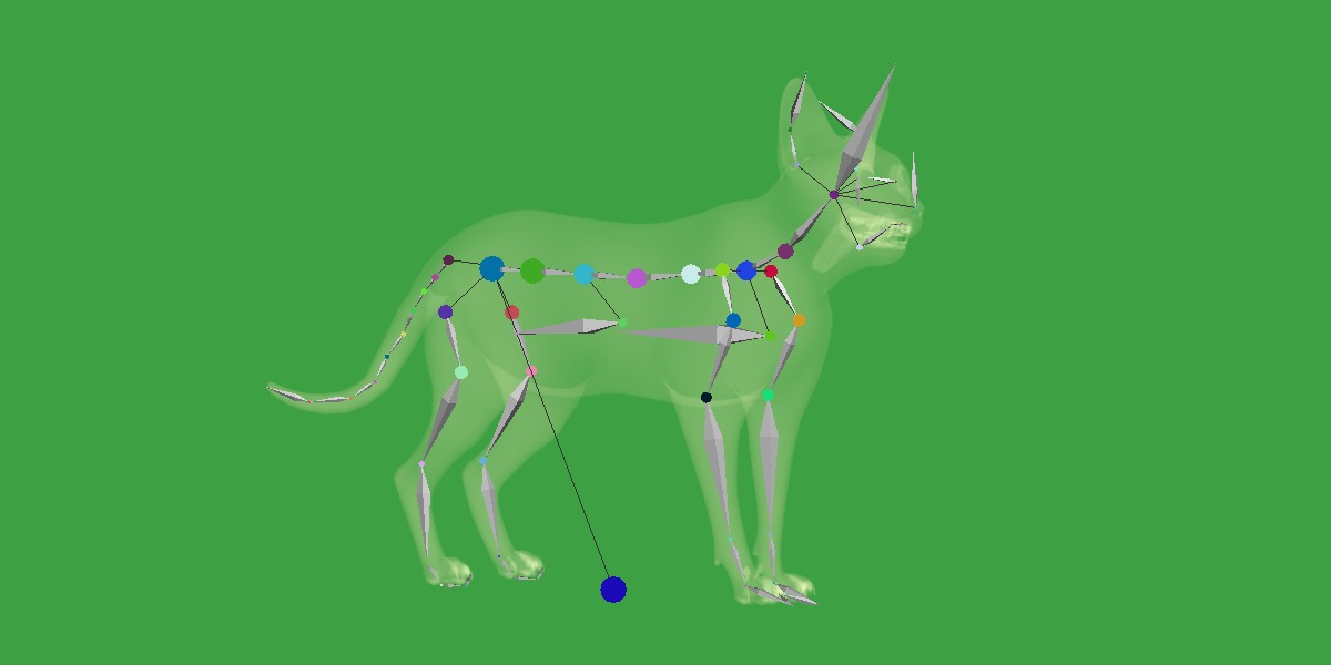 Devon Rex Cat Low-poly 3D model_23