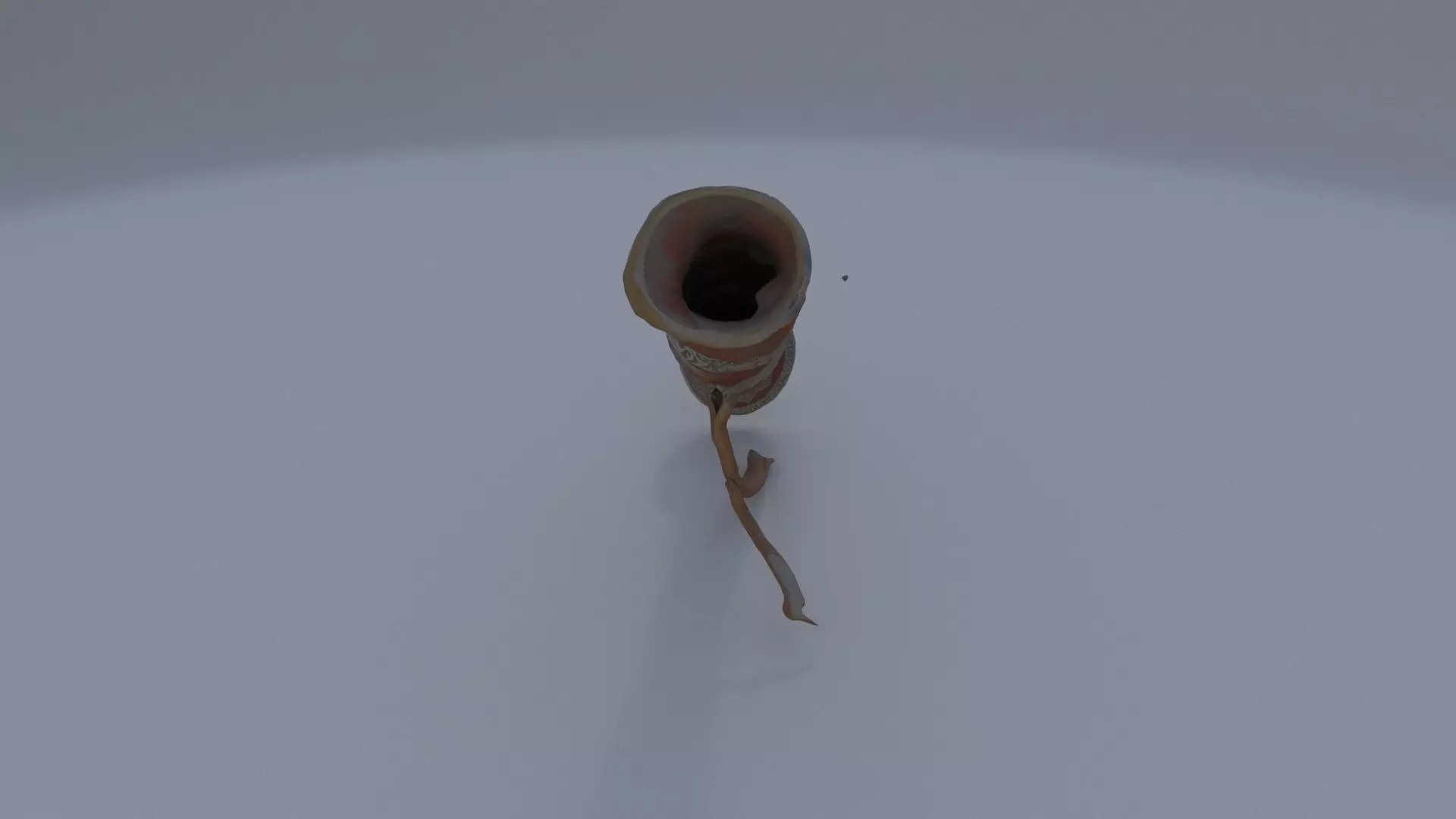 Decorative War Horn 3D model_0