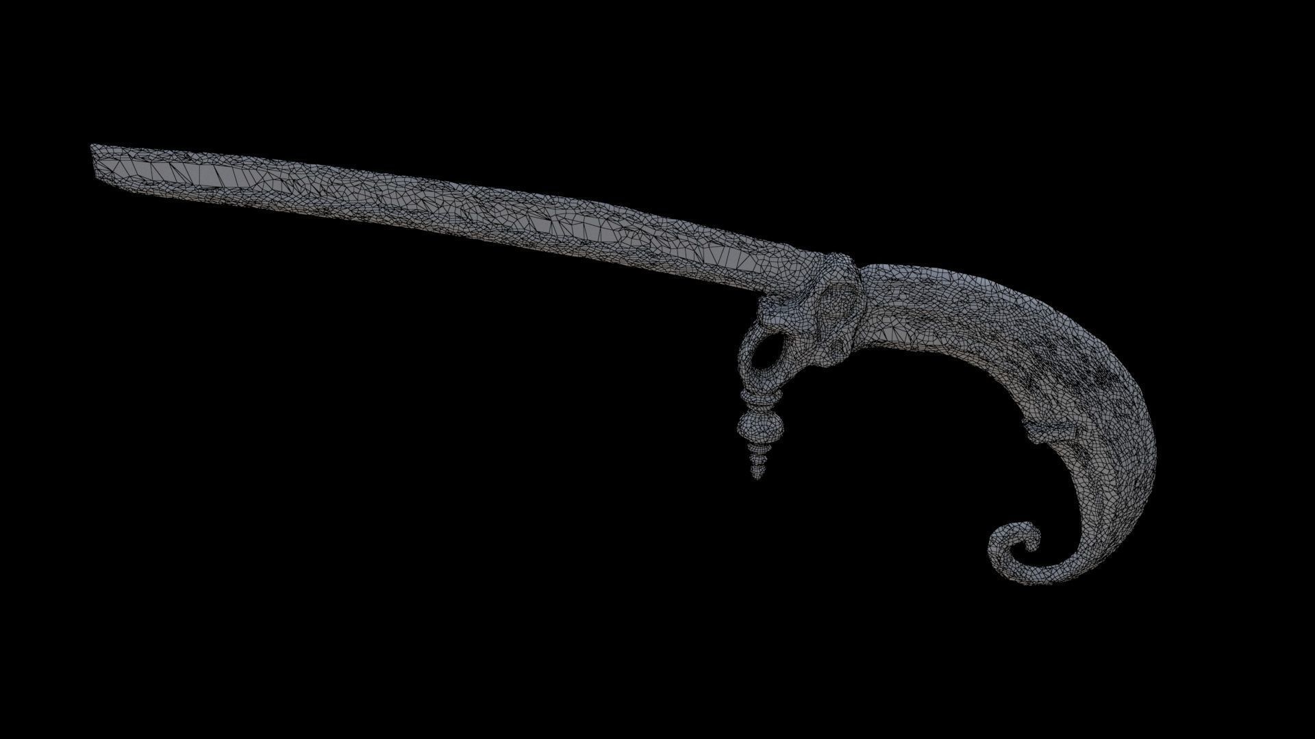 Eagle-Claw Curtain Holders 3D model_6