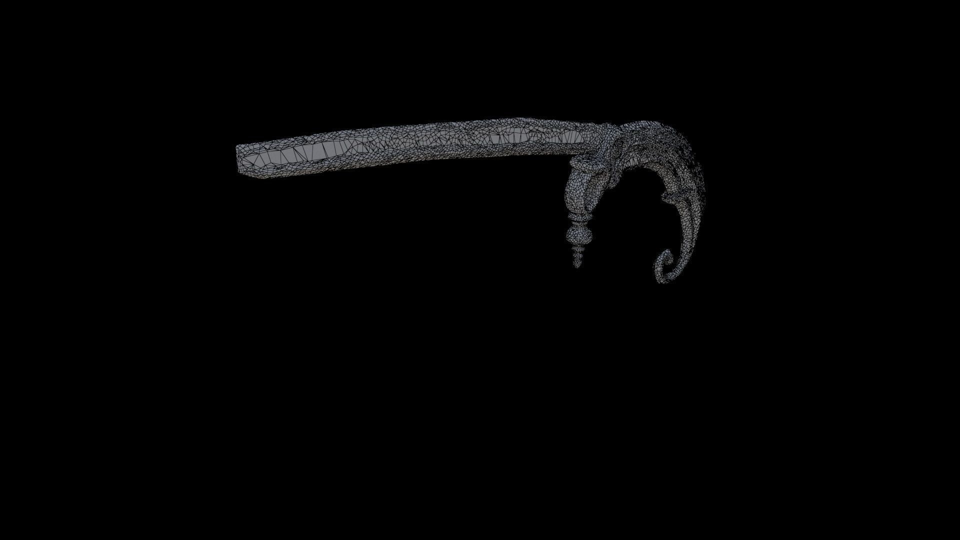 Eagle-Claw Curtain Holders 3D model_5