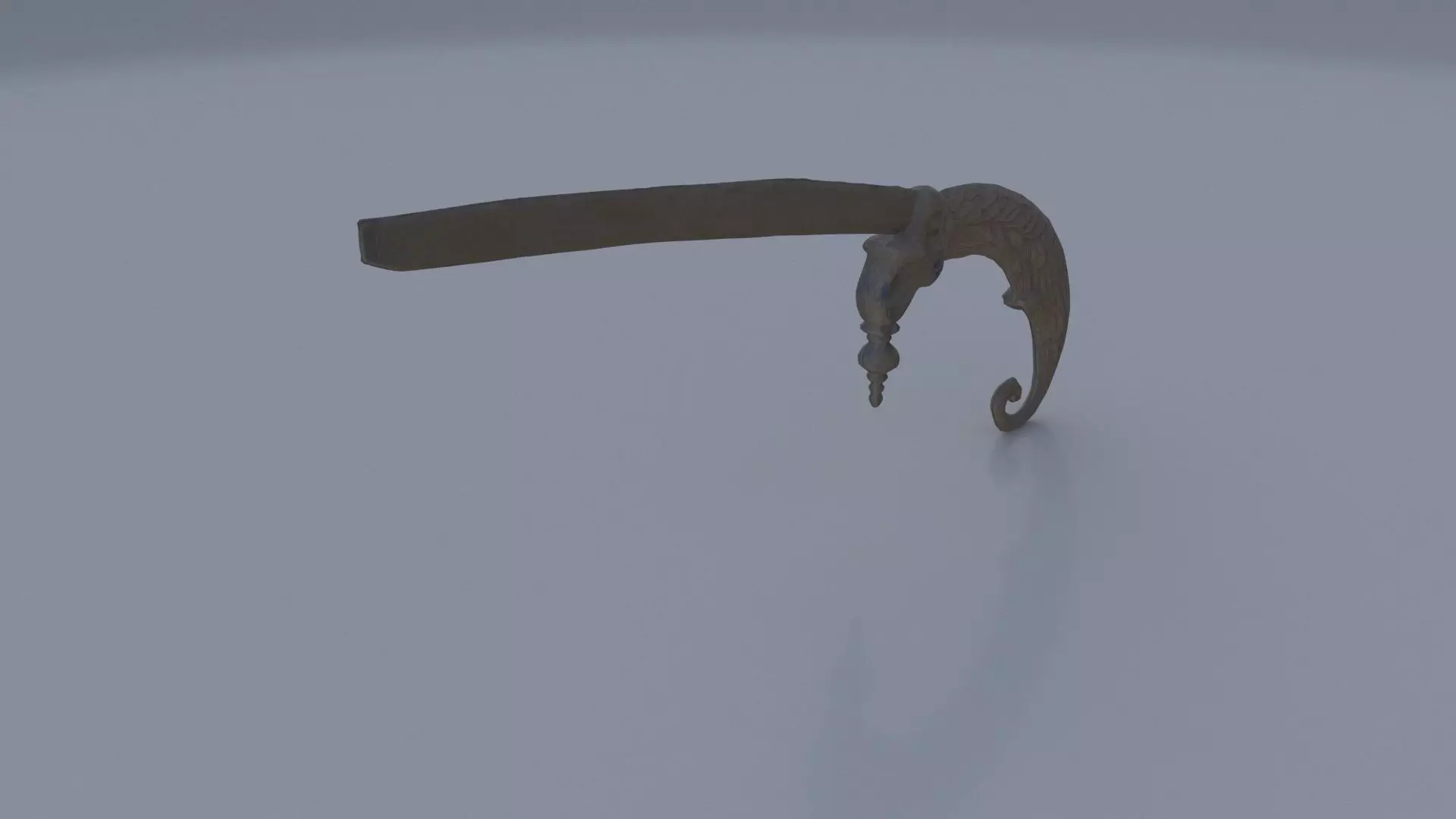 Eagle-Claw Curtain Holders 3D model_0