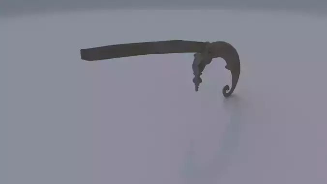 Eagle-Claw Curtain Holders 3D model