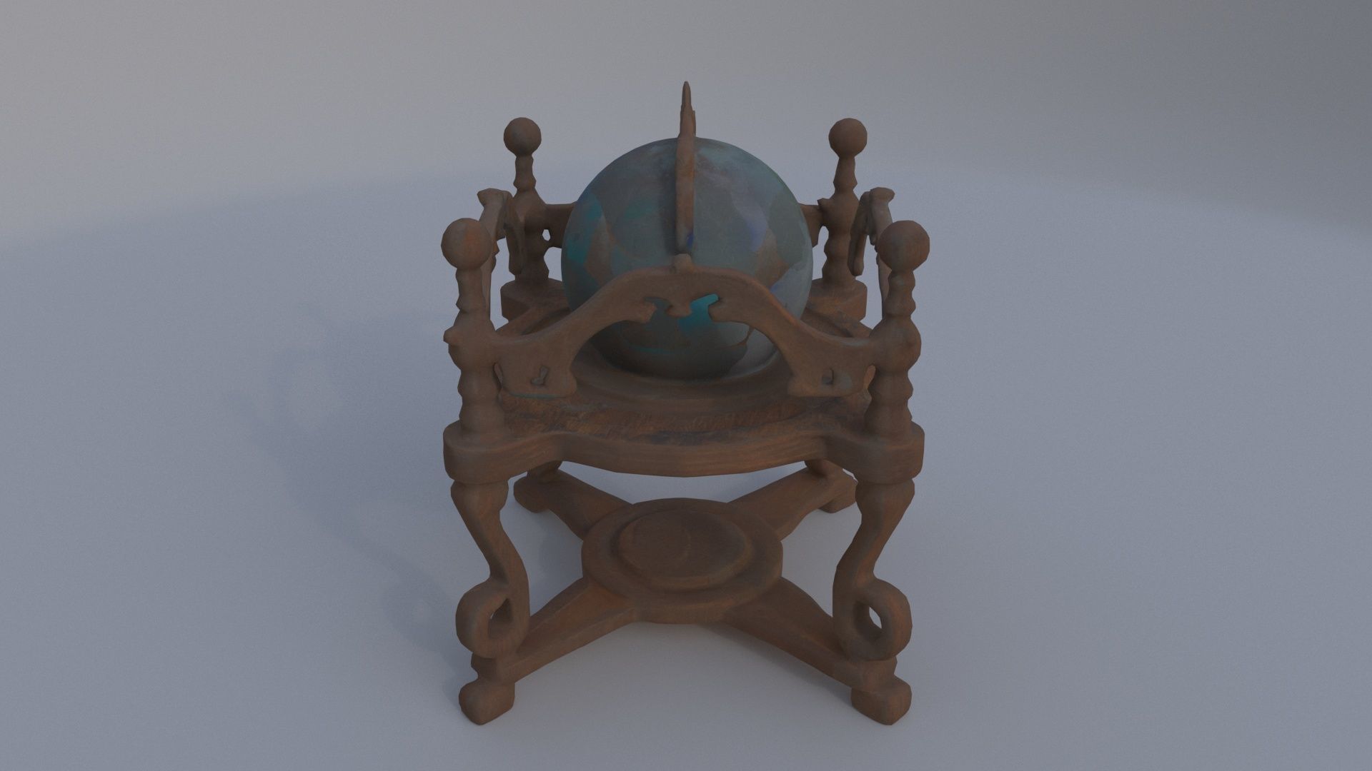 Enchanted Orb Stand 3D model_2