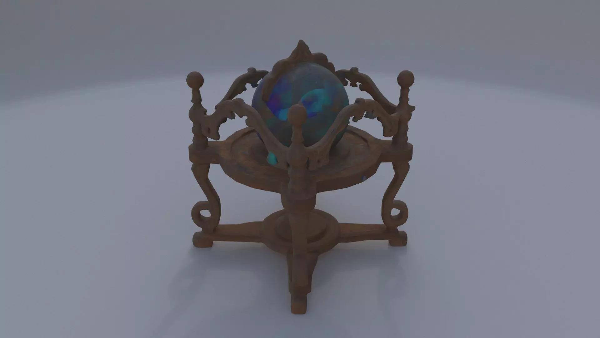 Enchanted Orb Stand 3D model_0