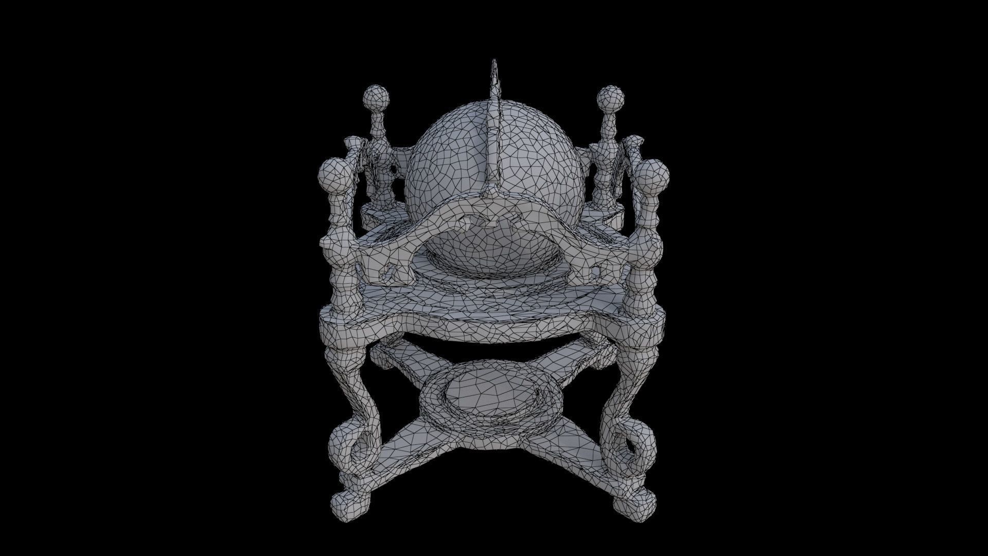 Enchanted Orb Stand 3D model_7