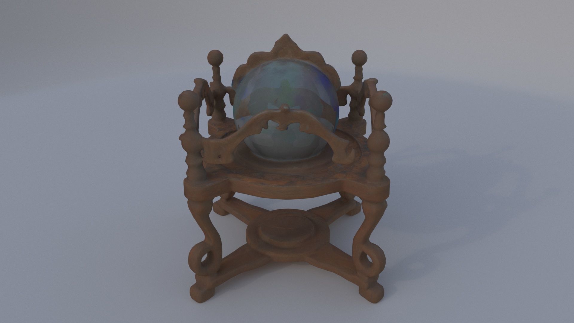 Enchanted Orb Stand 3D model_4