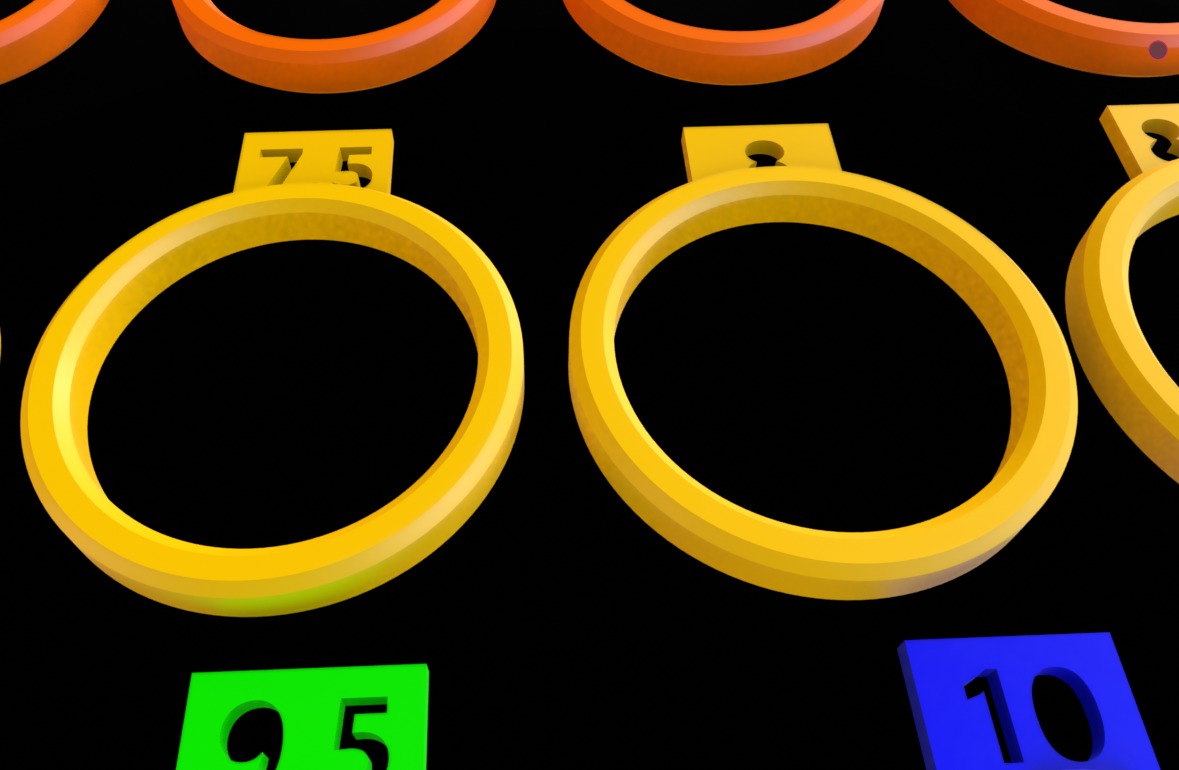 3D Printable Ring Sizing Guide From Size 3 to 12 3D print model_15