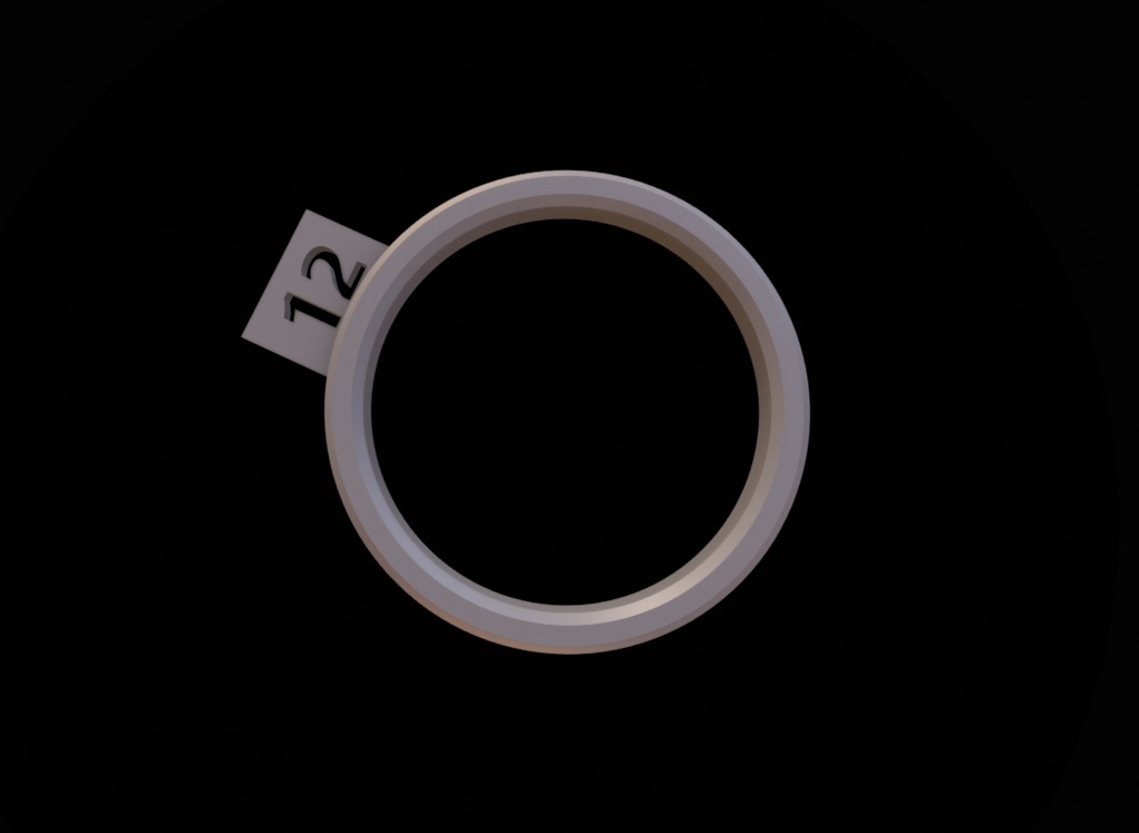3D Printable Ring Sizing Guide From Size 3 to 12 3D print model_20