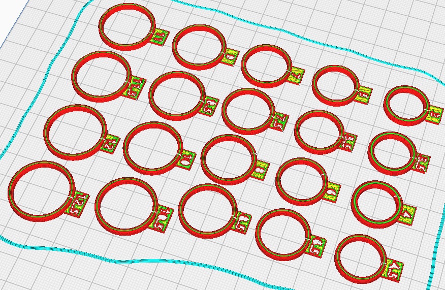 3D Printable Ring Sizing Guide From Size 3 to 12 3D print model_12