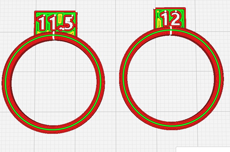 3D Printable Ring Sizing Guide From Size 3 to 12 3D print model_31