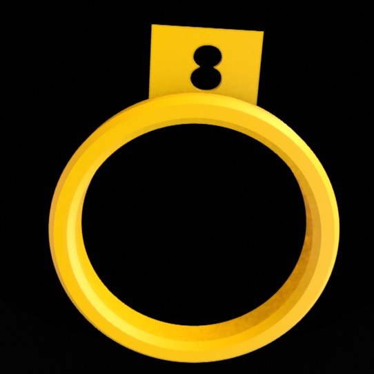 3D Printable Ring Sizing Guide From Size 3 to 12 3D print model_35