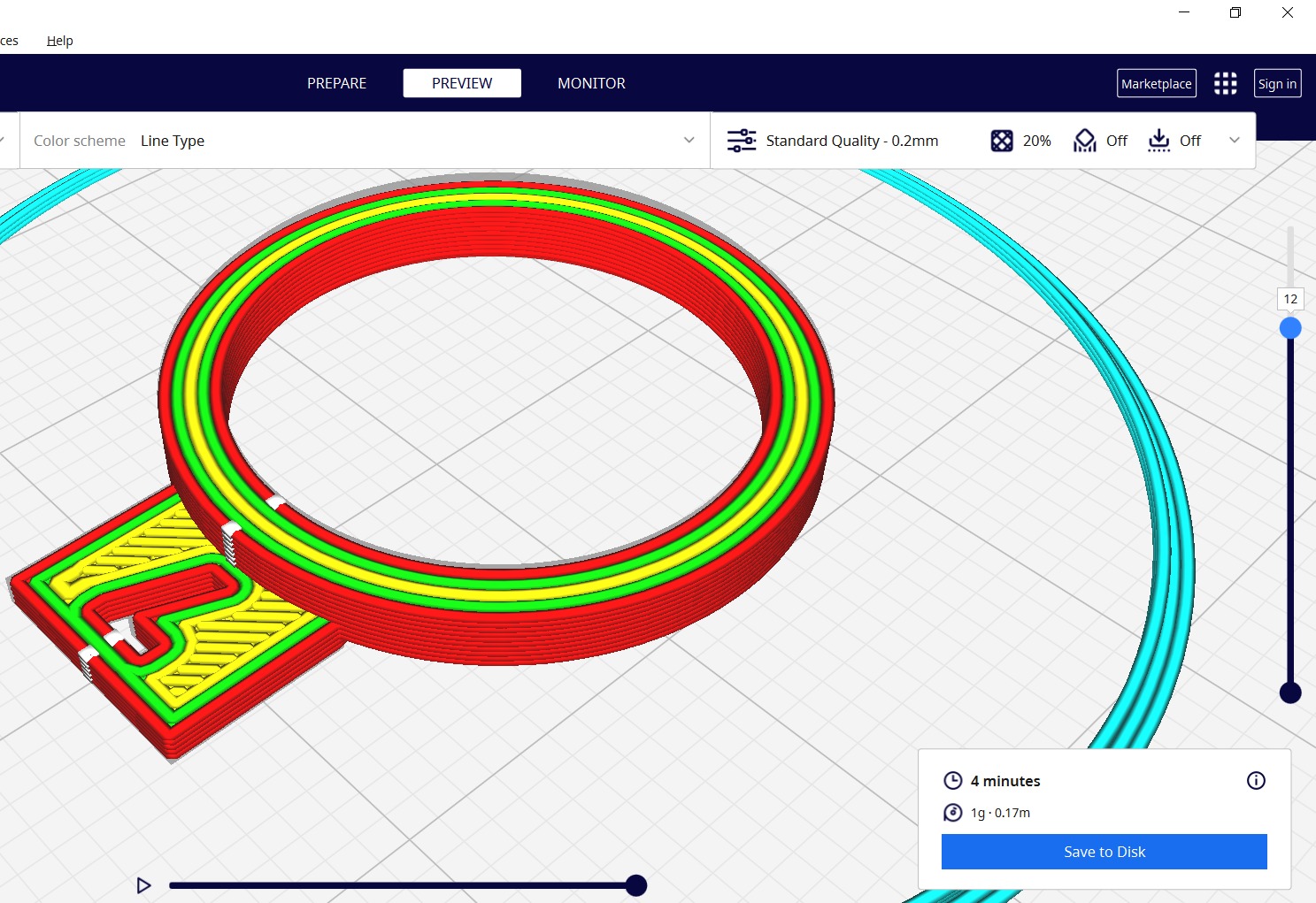3D Printable Ring Sizing Guide From Size 3 to 12 3D print model_34