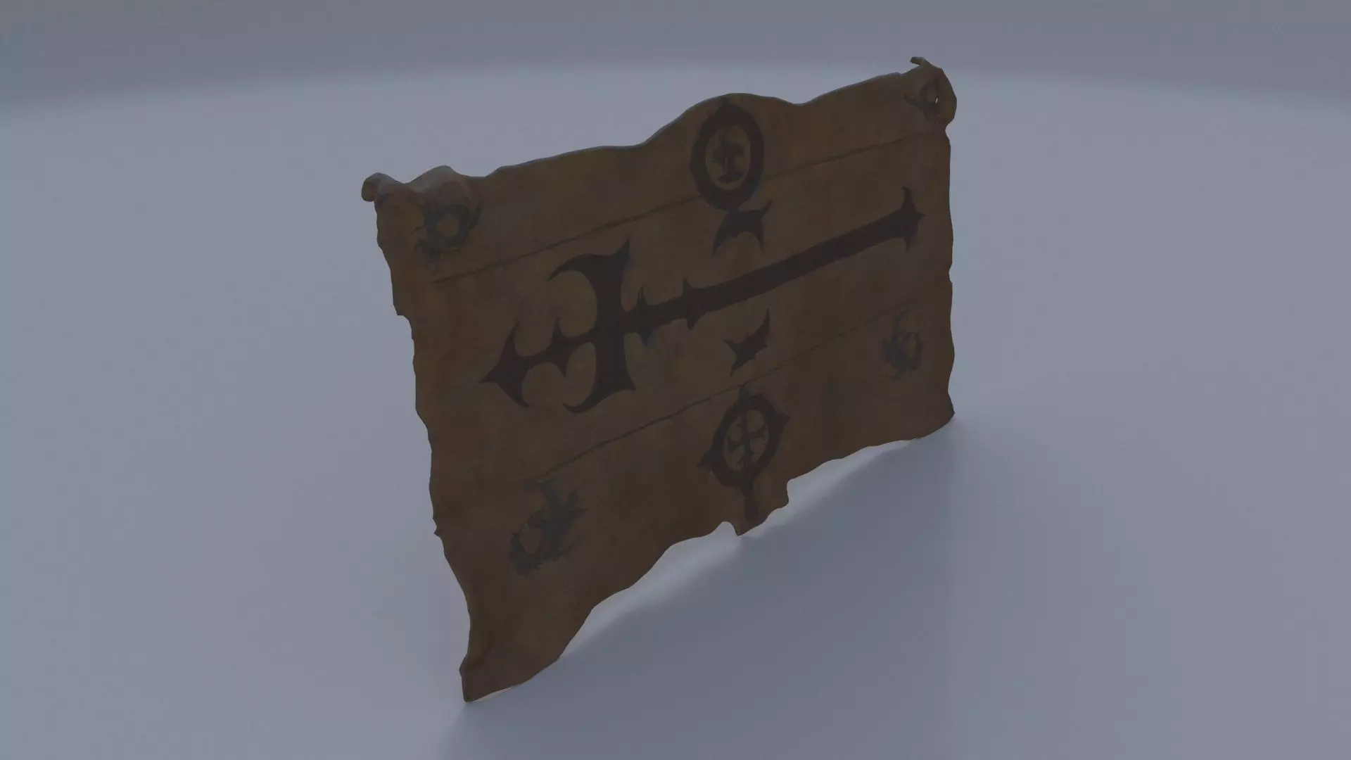 Faded Merchant Guild Charter 3D model_0