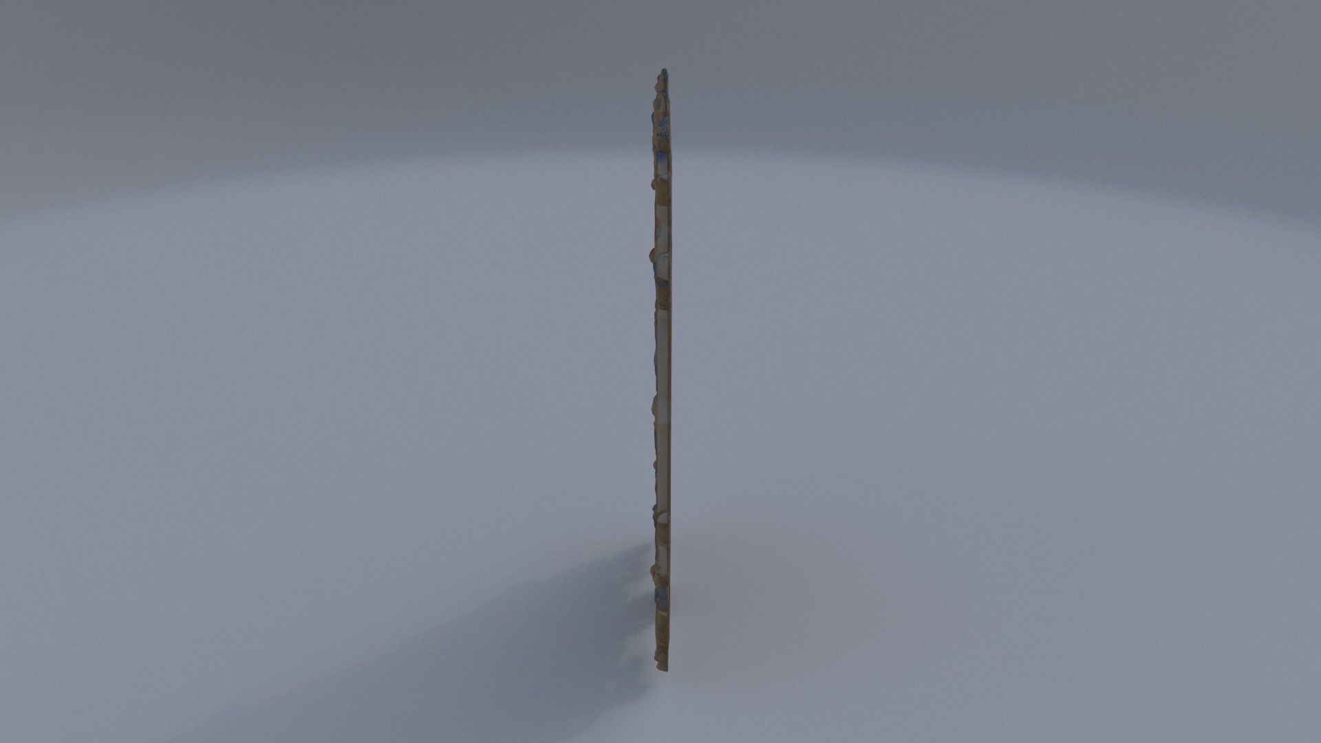 Gem-Encrusted Mirror Frame 3D model_1