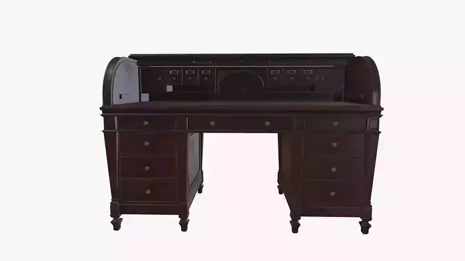 Wooden desk