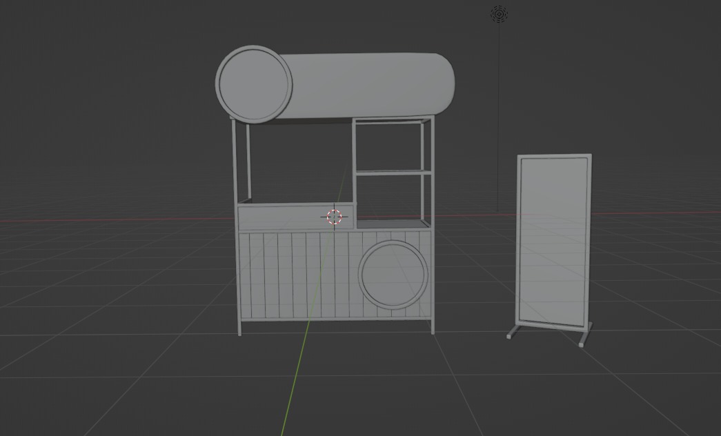 Street Food stand 3D model_15
