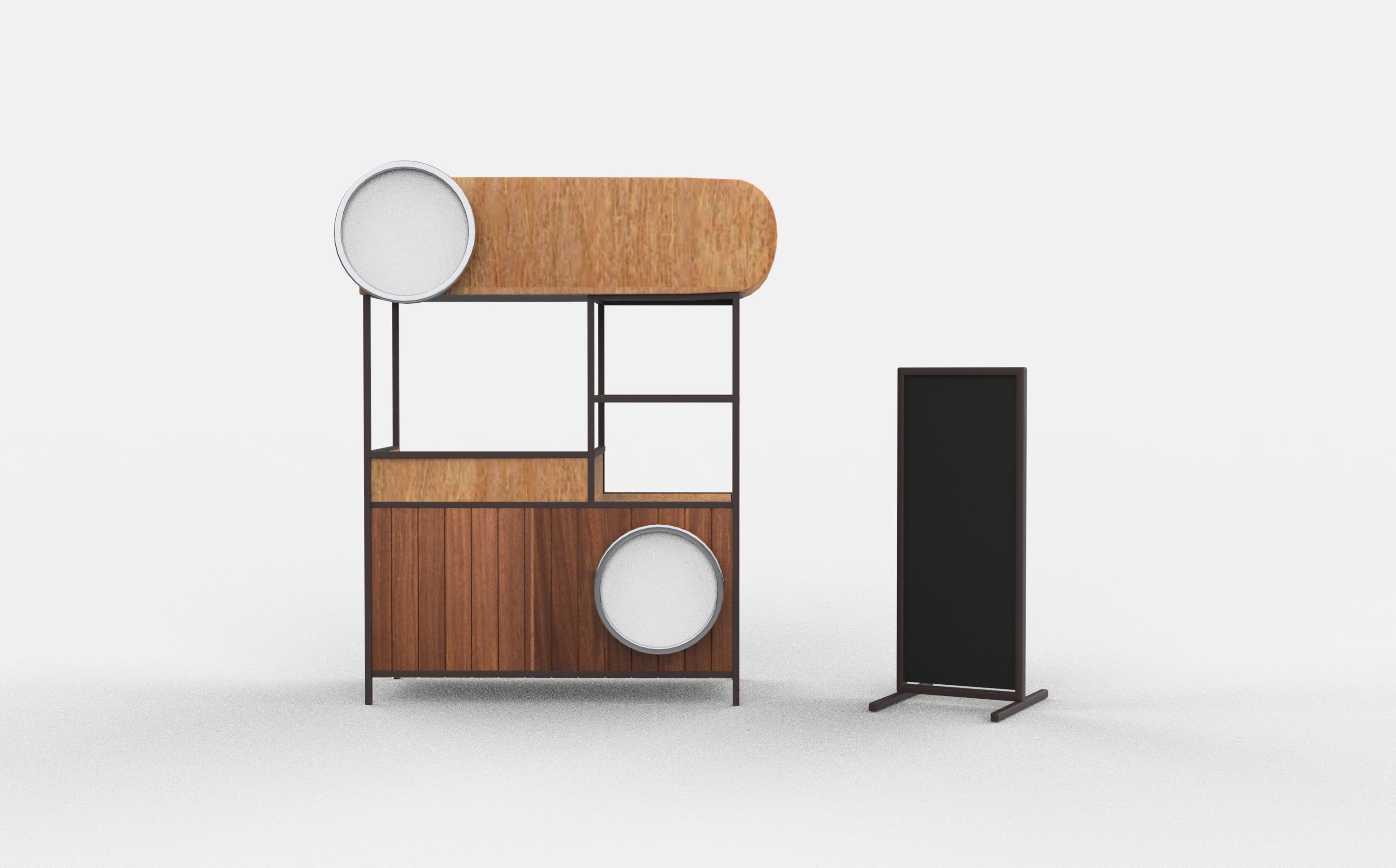 Street Food stand 3D model_12