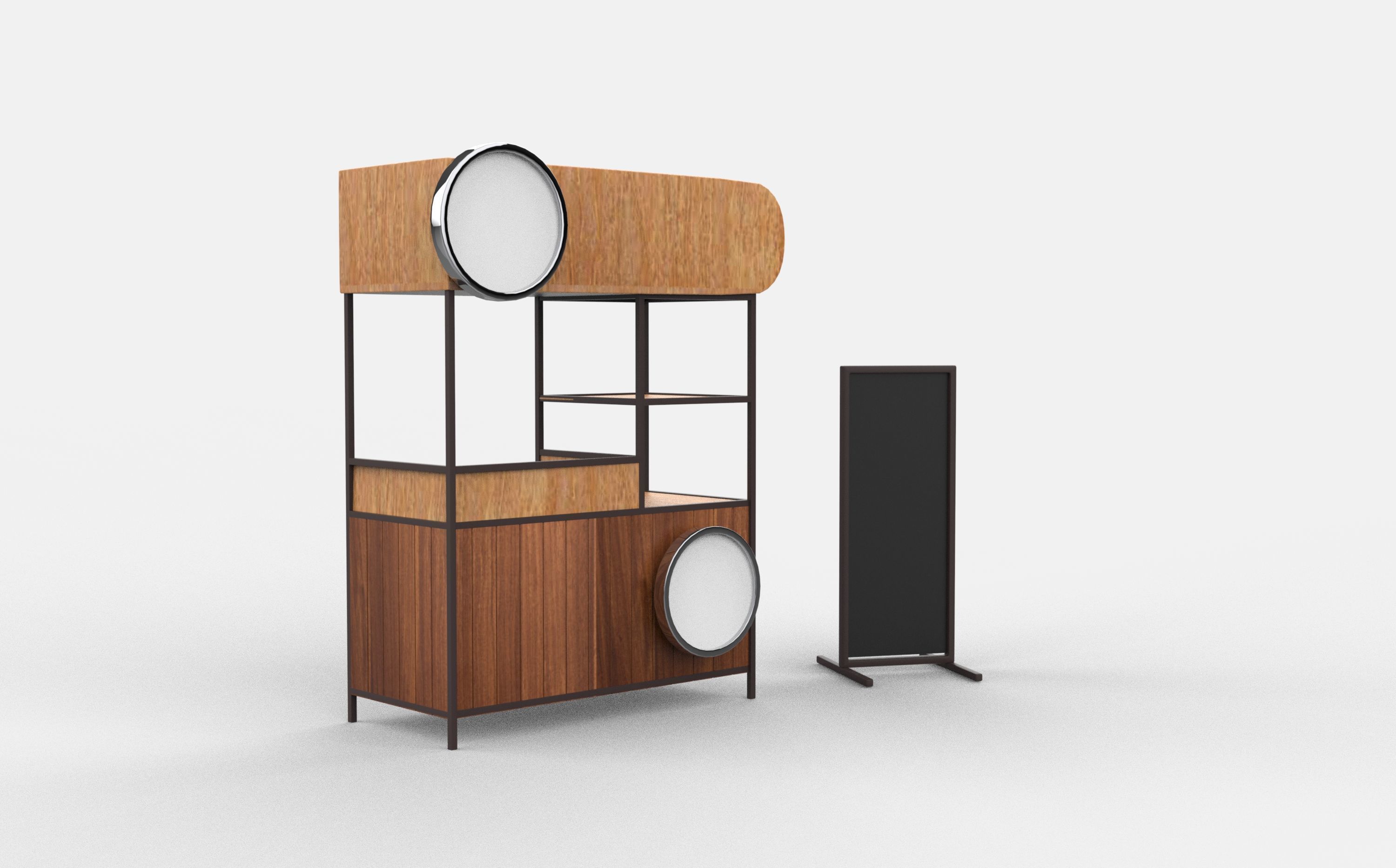 Street Food stand 3D model_13