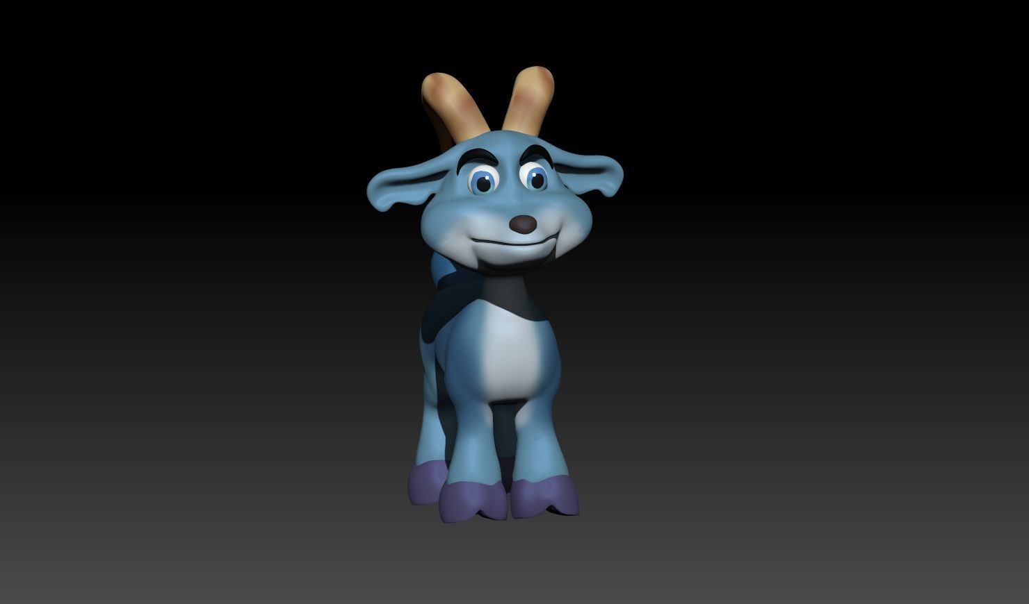 Goat 3d Model 3D model_3