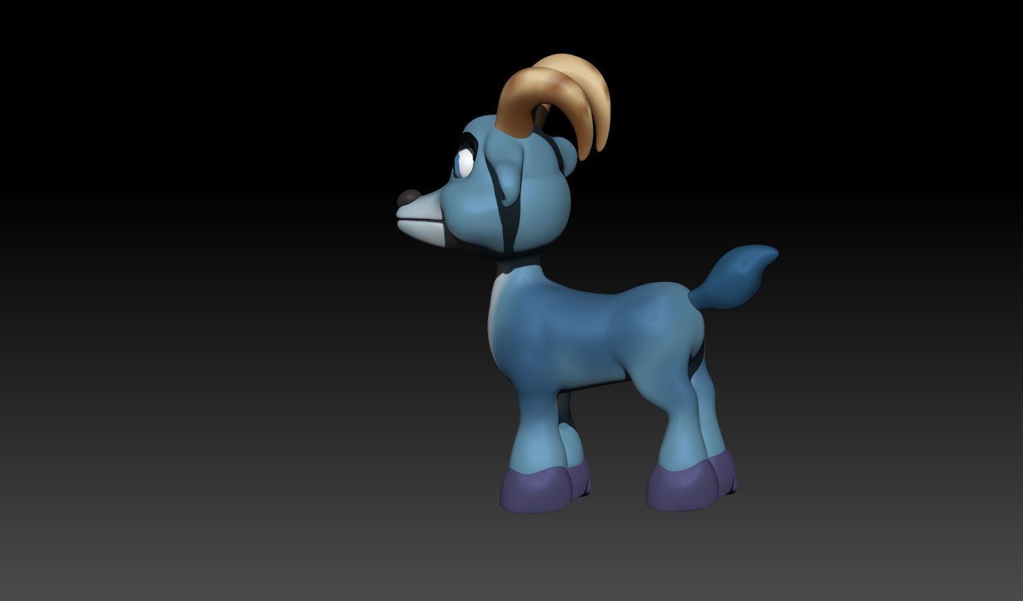 Goat 3d Model 3D model_7