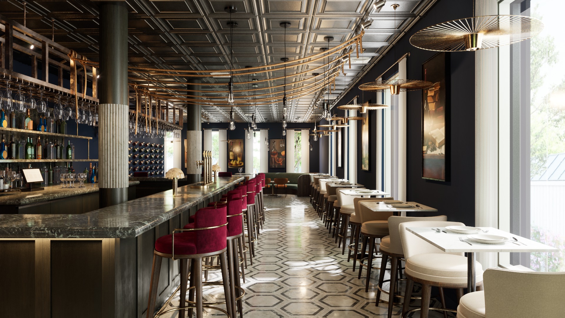 ArchViz Scene Vol 4 - Bar 3D model_6