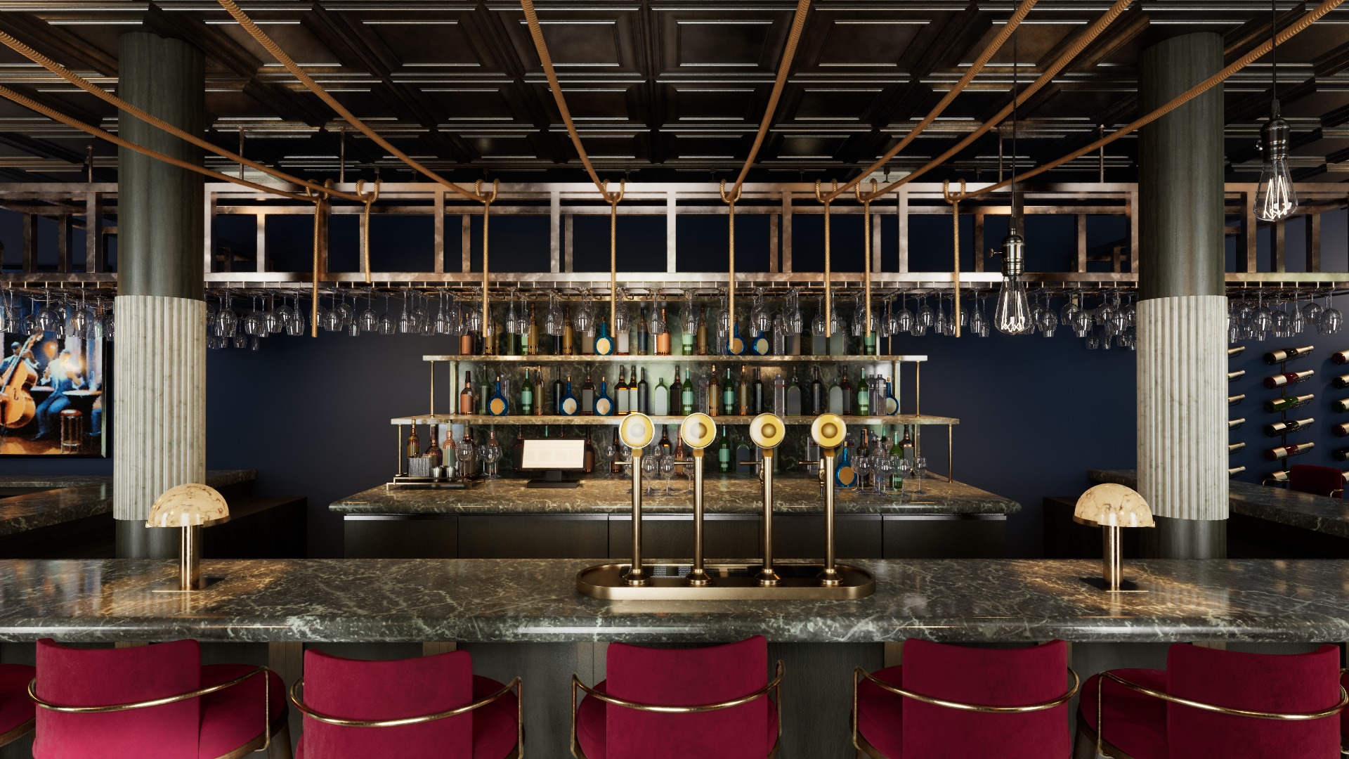 ArchViz Scene Vol 4 - Bar 3D model_7