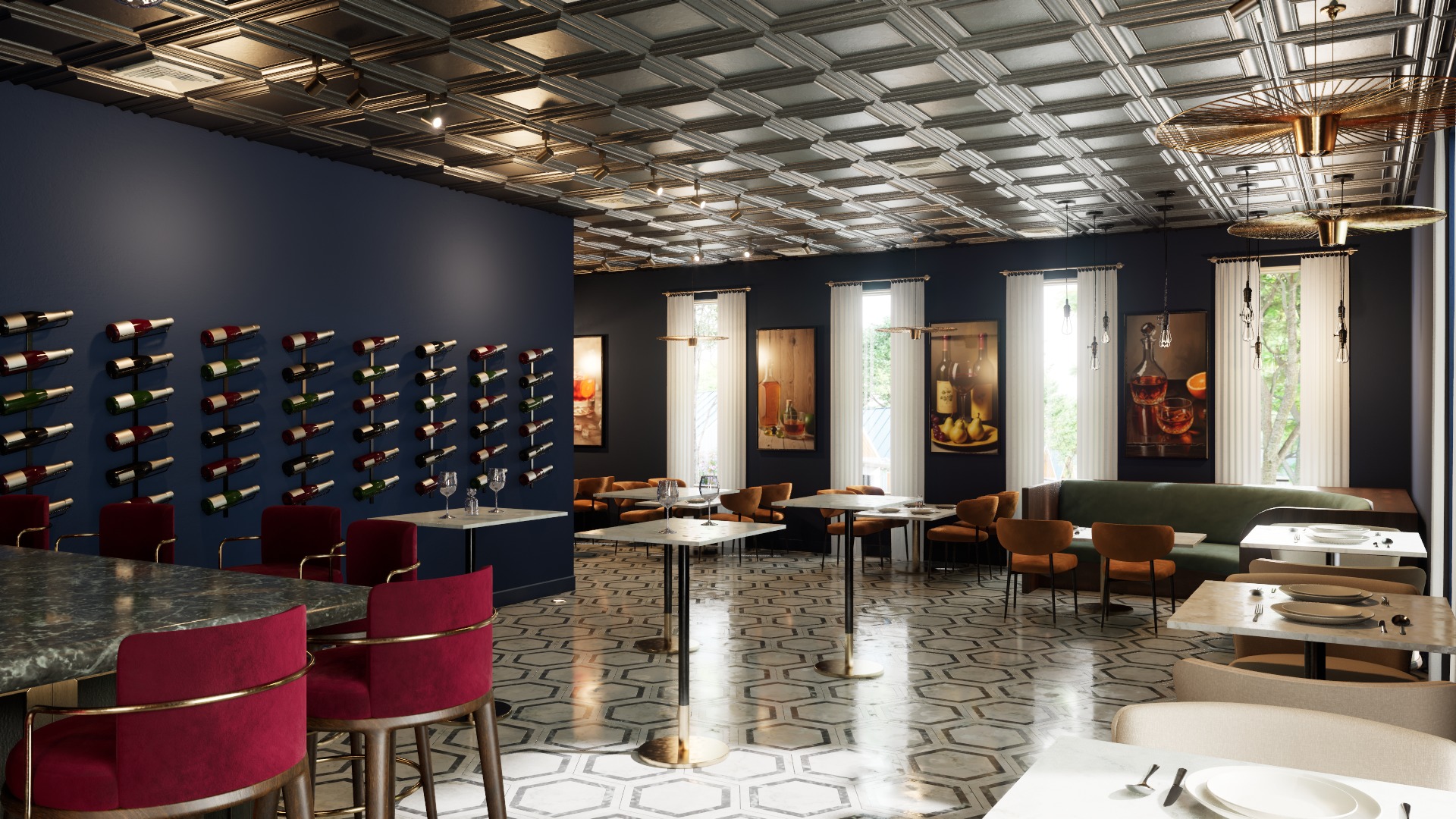 ArchViz Scene Vol 4 - Bar 3D model_11