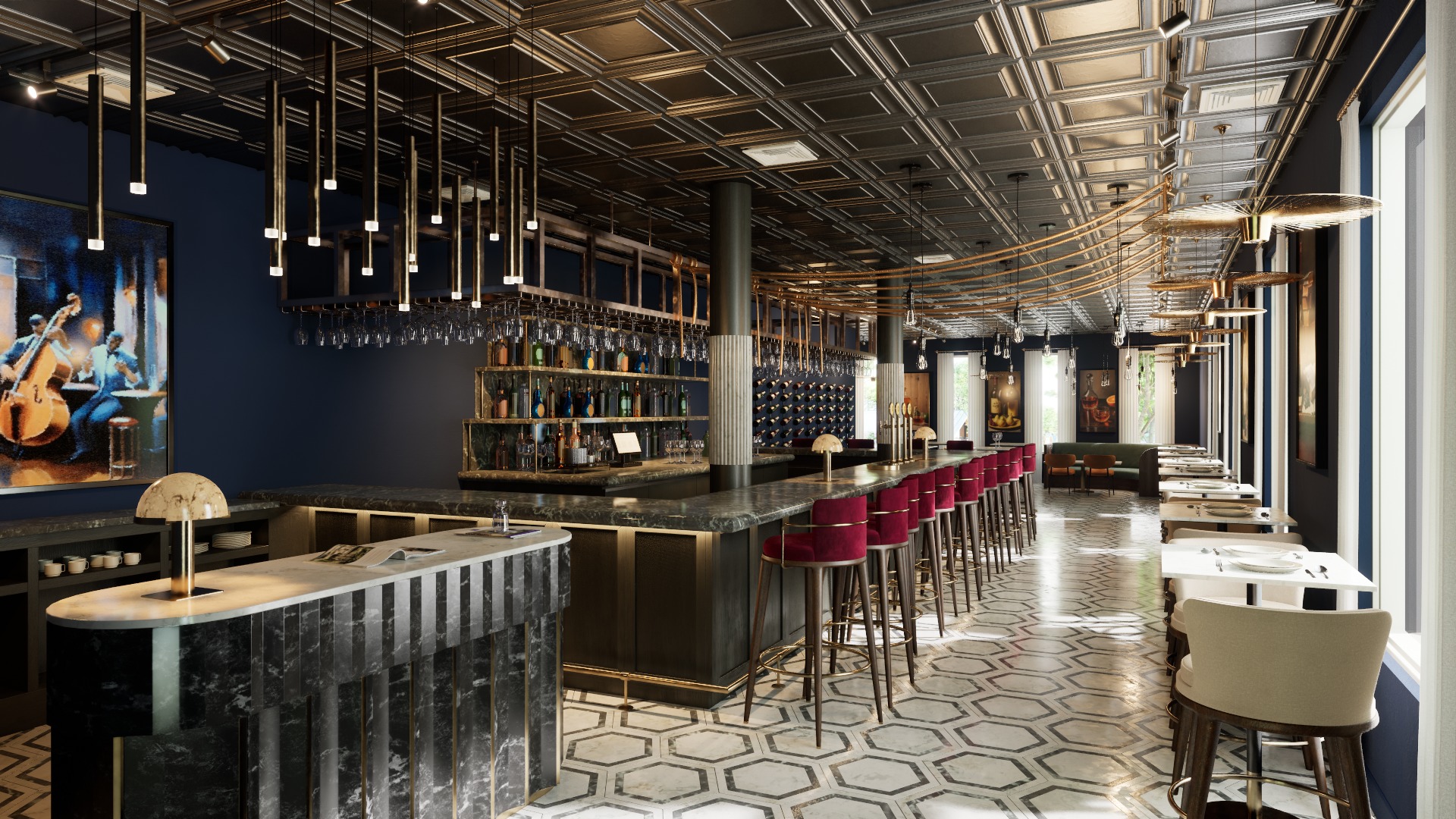 ArchViz Scene Vol 4 - Bar 3D model_5