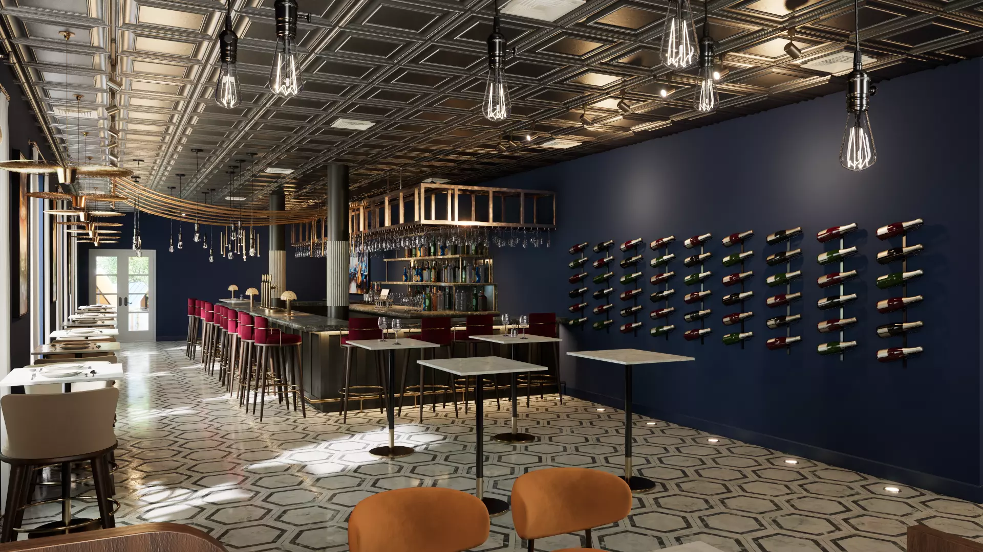 ArchViz Scene Vol 4 - Bar 3D model_0