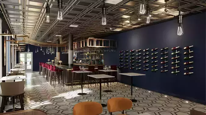 ArchViz Scene Vol 4 - Bar