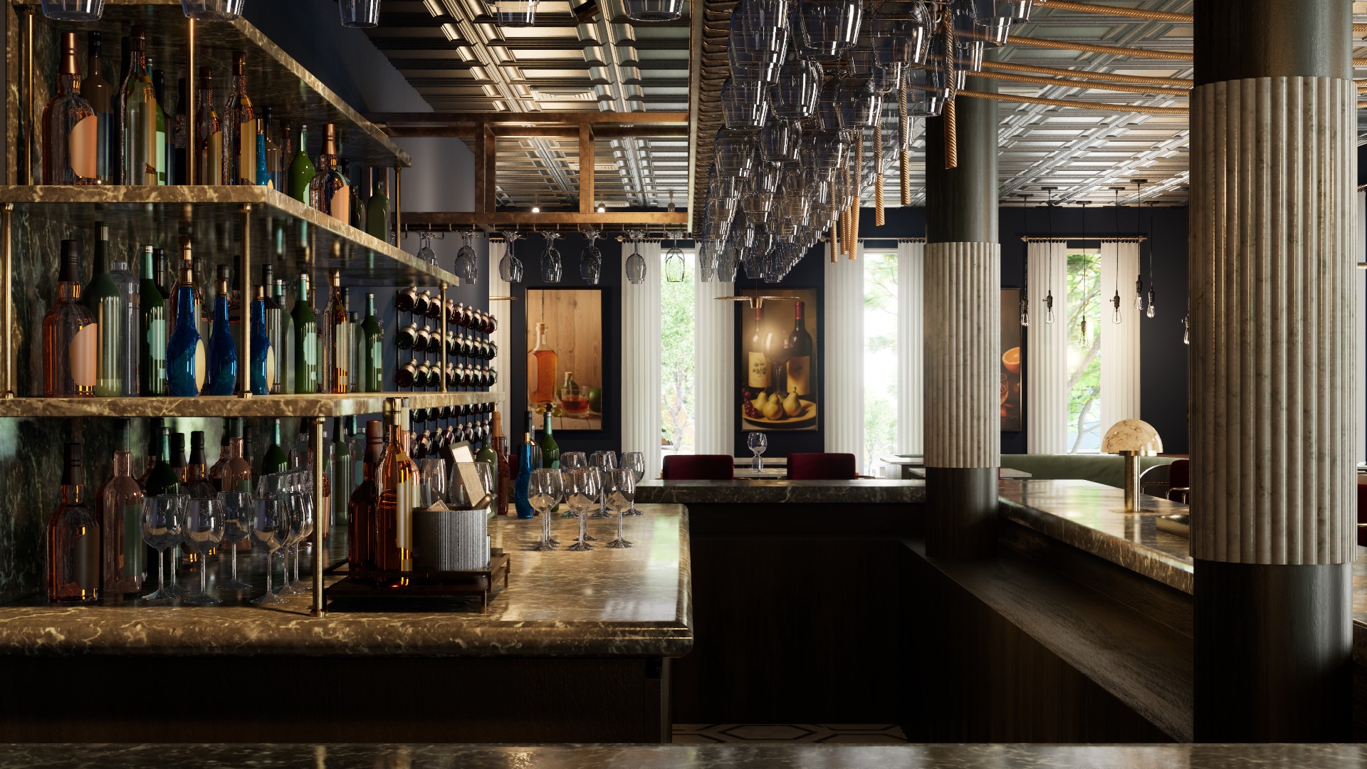 ArchViz Scene Vol 4 - Bar 3D model_9