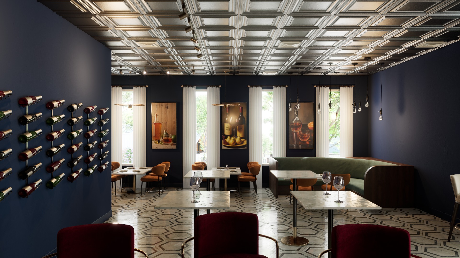 ArchViz Scene Vol 4 - Bar 3D model_4